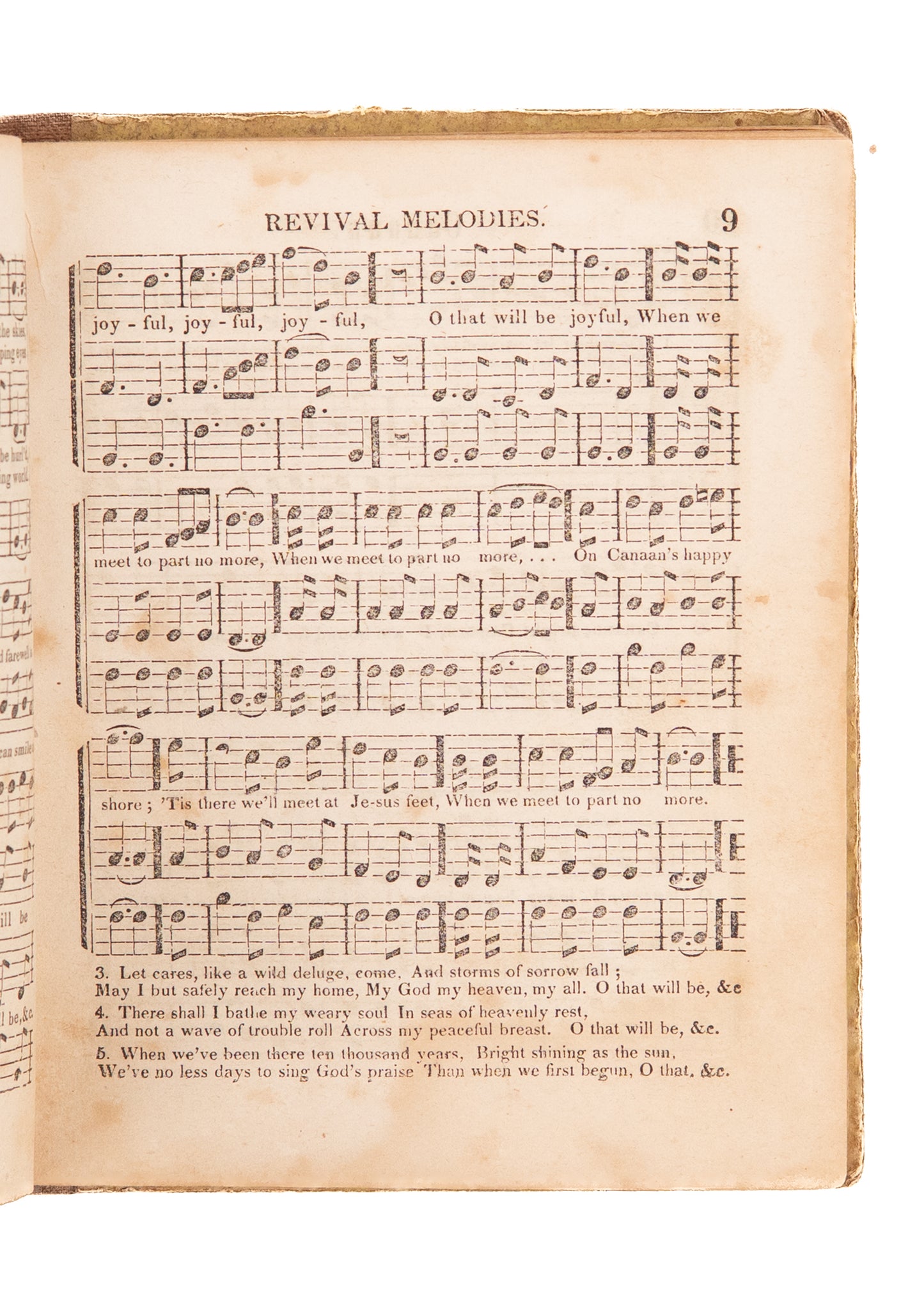 1842 BAPTIST REVIVAL HYMNAL. Revival Melodies, or Songs of Zion by Elder Jacob Knapp.
