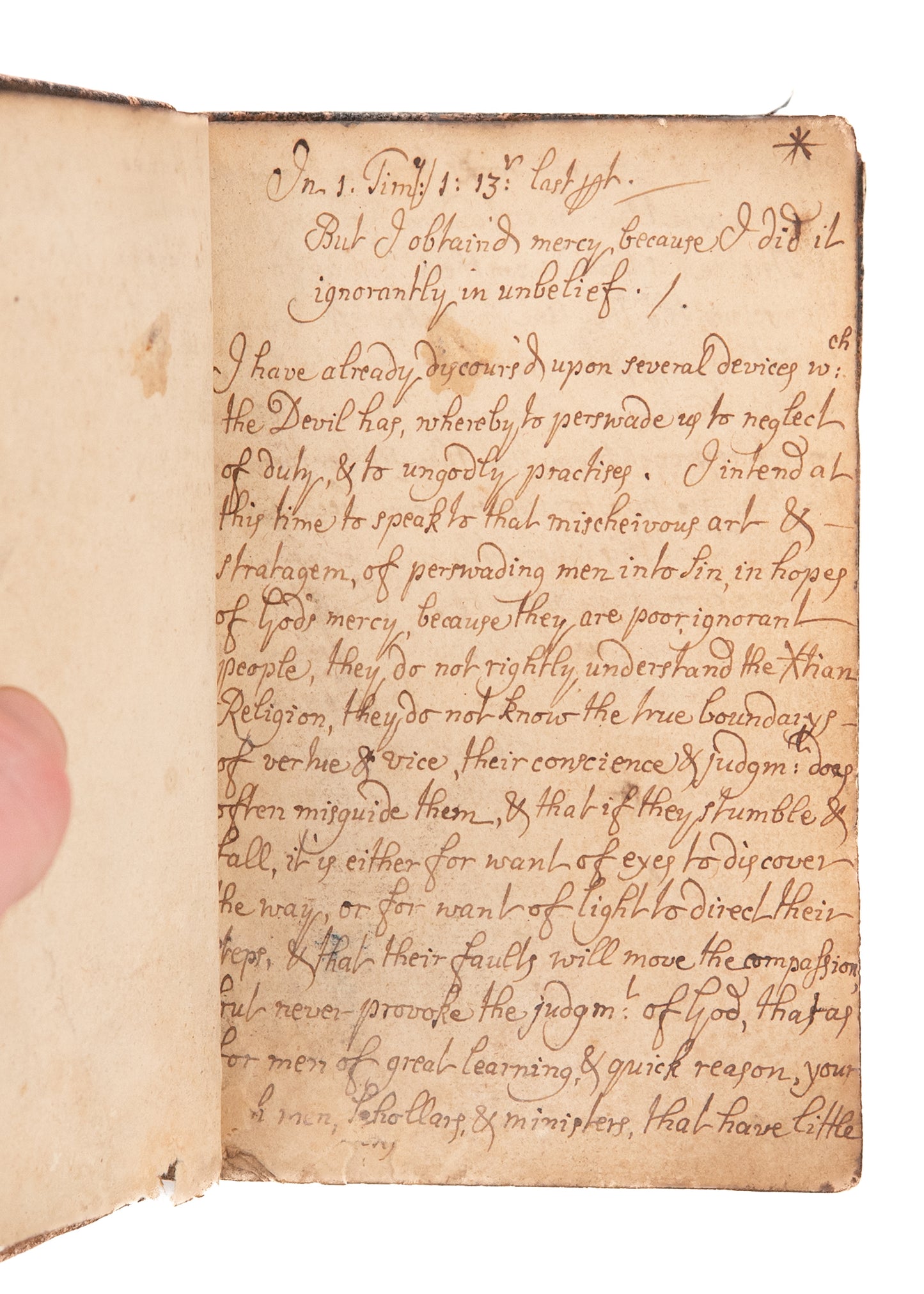 1787 WELSH GREAT AWAKENING. 266pp MSs Sermons on Devil's Devices - Great Awakening, Methodist, &c.