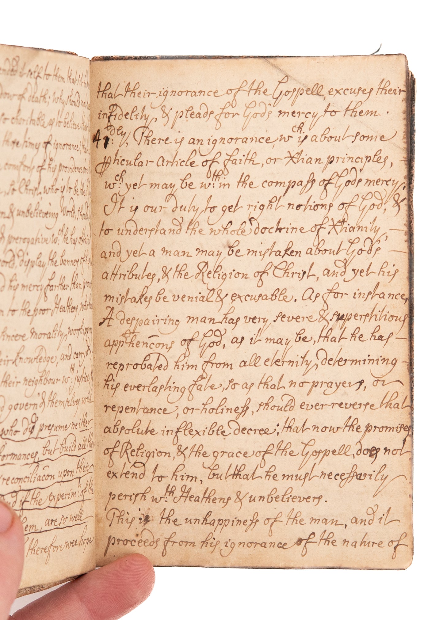 1787 WELSH GREAT AWAKENING. 266pp MSs Sermons on Devil's Devices - Great Awakening, Methodist, &c.