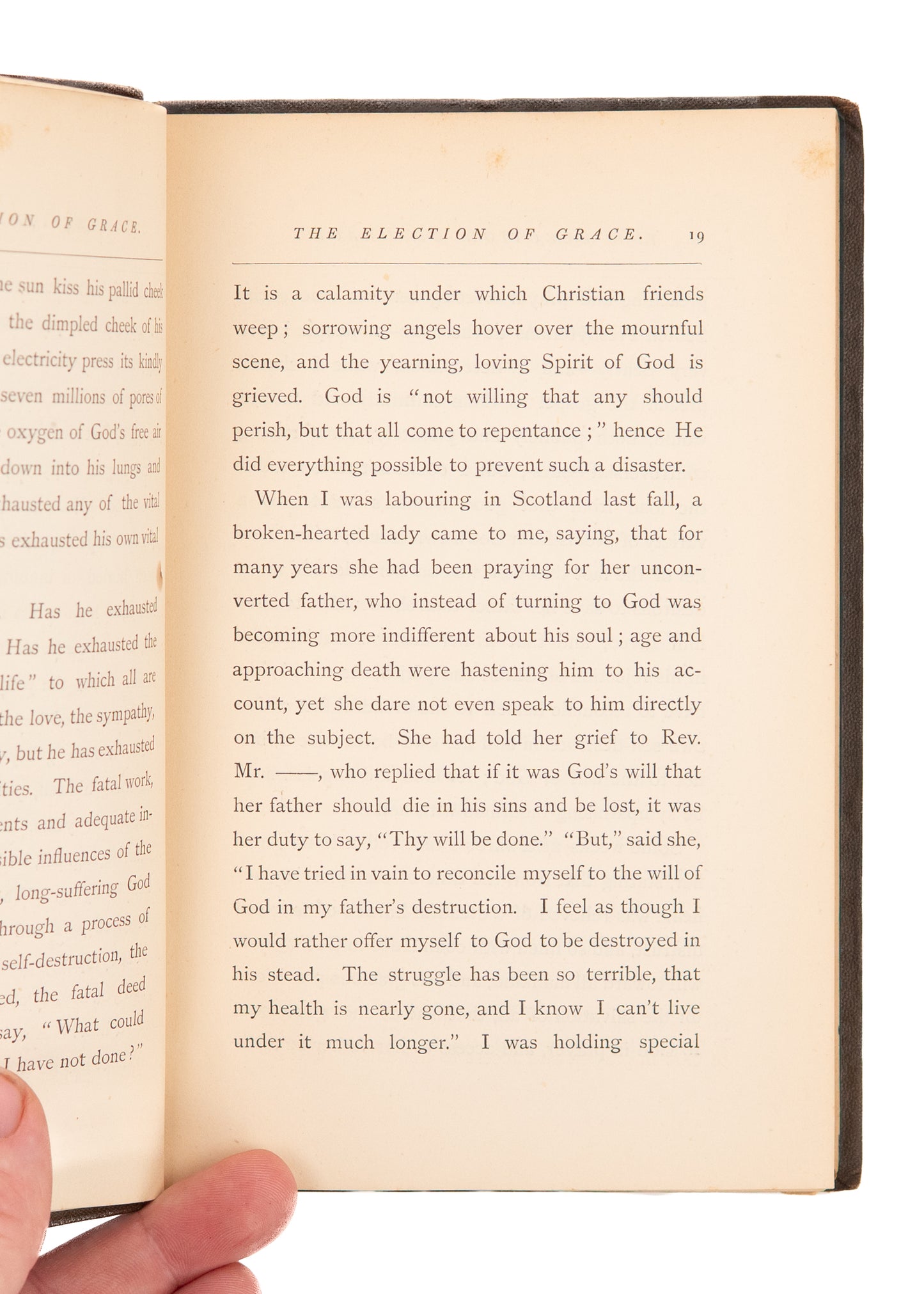 1868 WILLIAM TAYLOR. The Election of Grace. Methodist Work, Inscribed by Taylor.