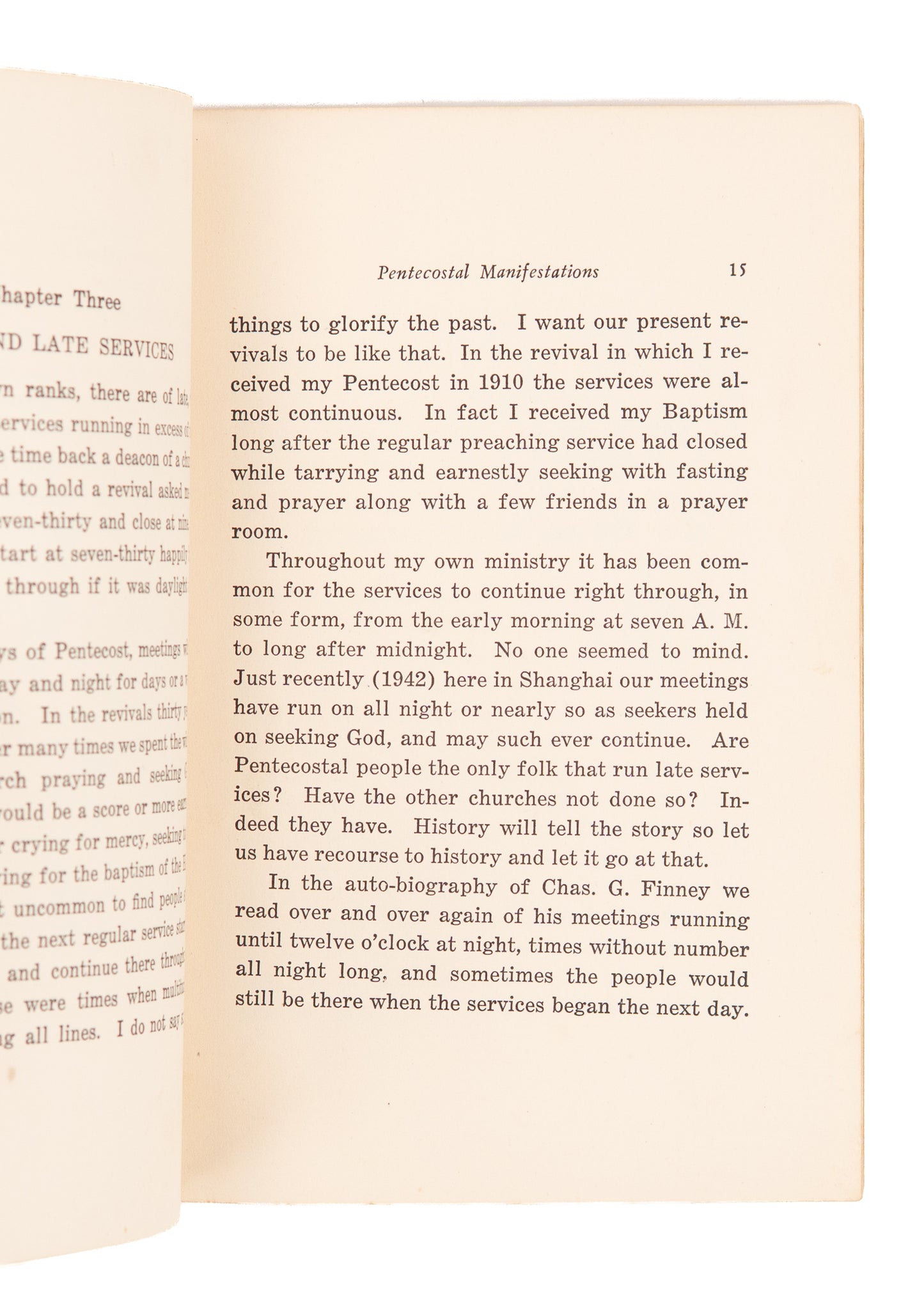 1947 W. H. TURNER. Pentecostal Manifestations - Trances, Visions, Dancing in the Spirit, &c.