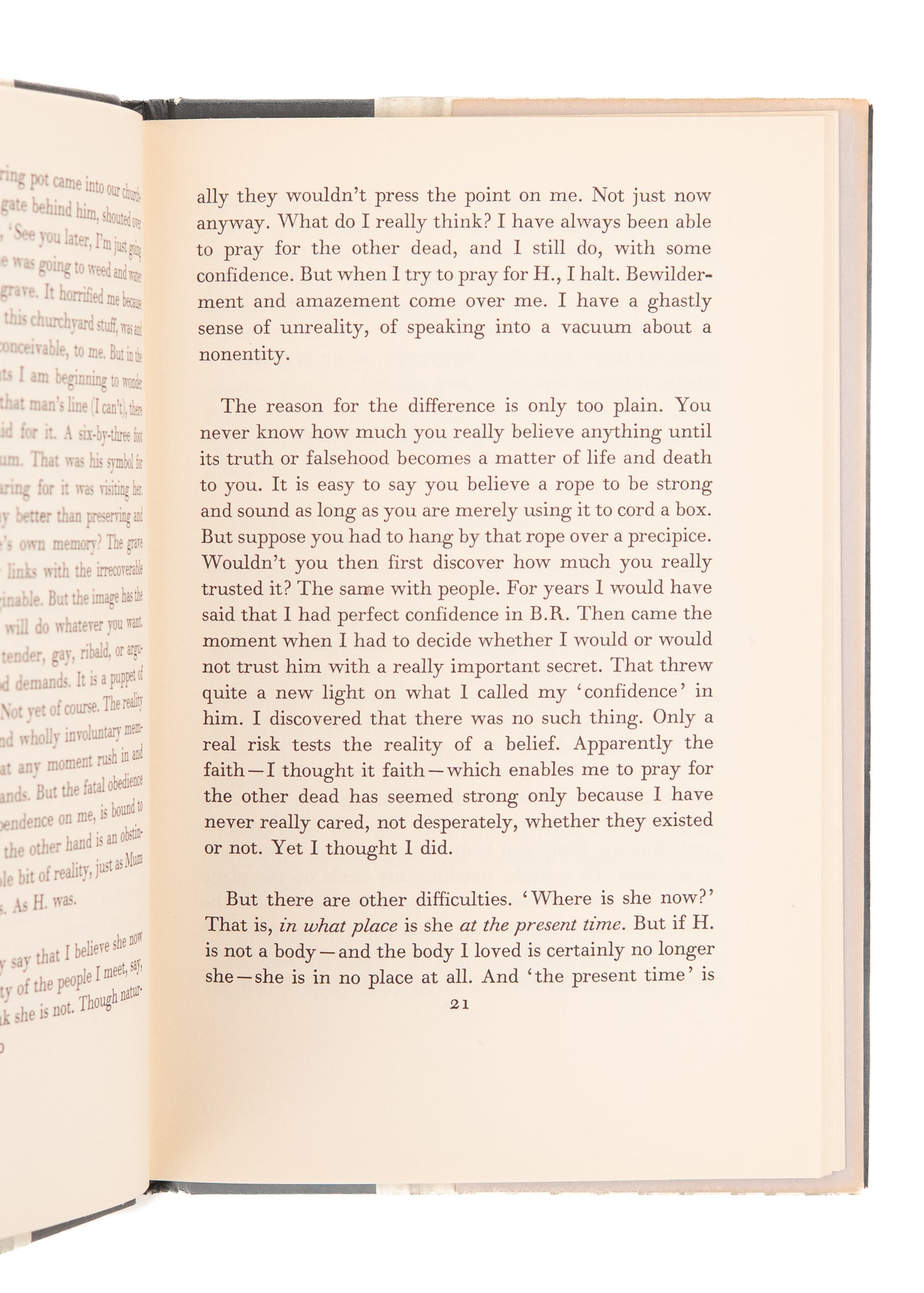 1963 C. S. LEWIS. A Grief Observed. First American Edition, Published under Pseudonym.