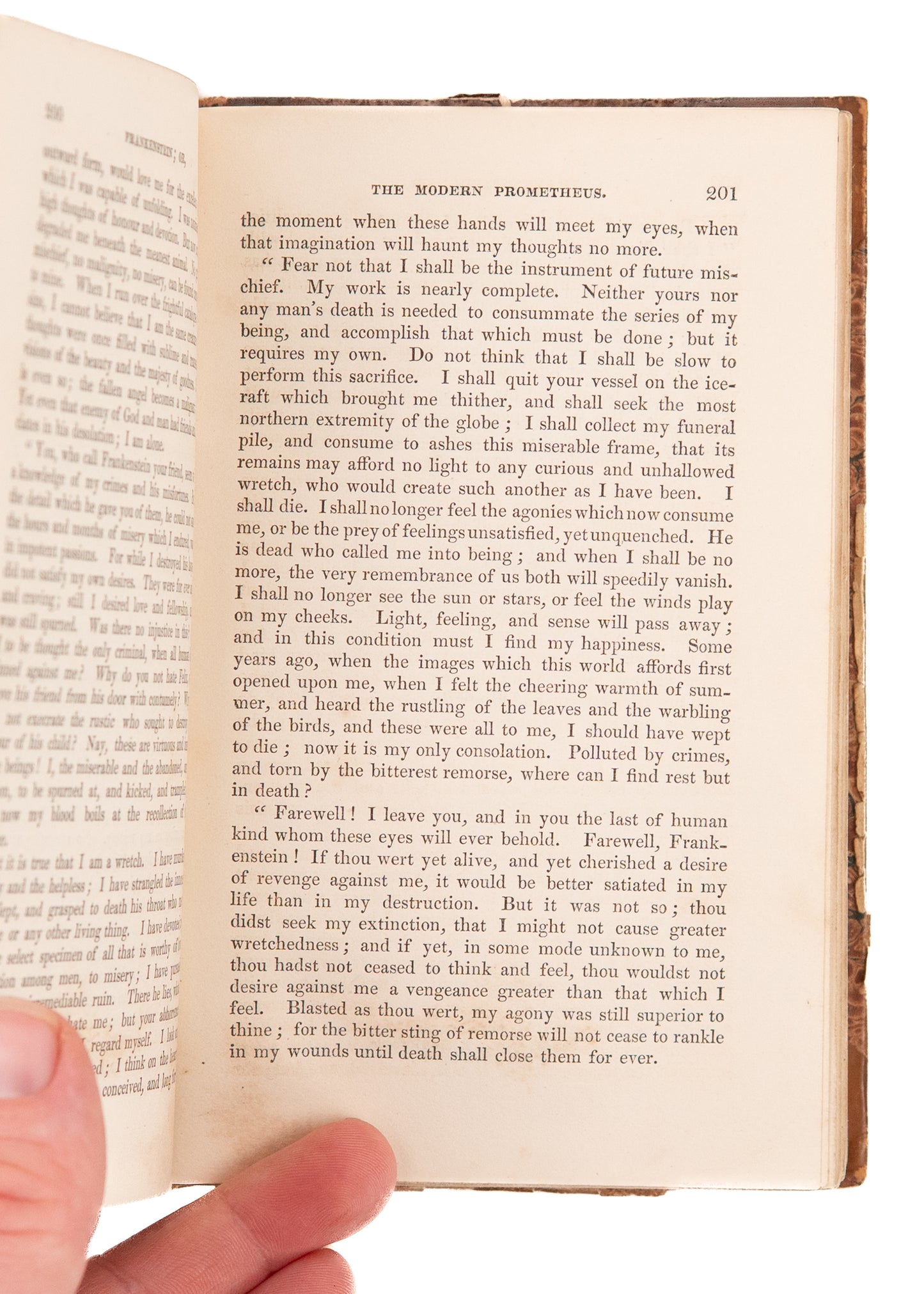 1831 MARY SHELLEY. Frankenstien; Or, the Modern Prometheus. First Illustrated Edition.