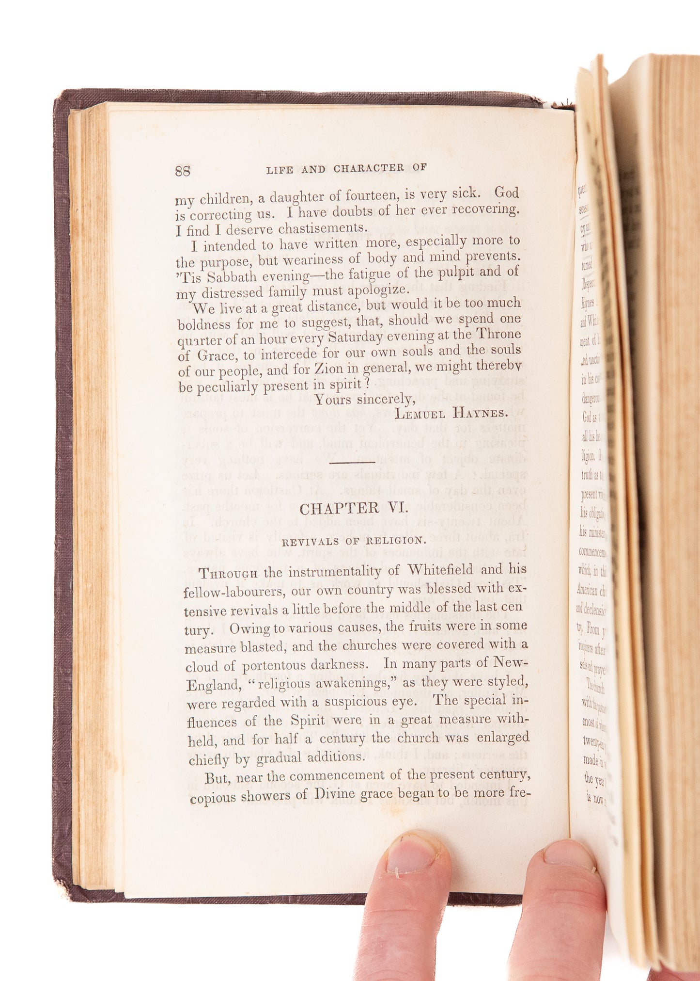1837 LEMUEL HAYNES. Memoir of Lemuel Haynes - Black Revolutionary War and Early Minister. Rare!