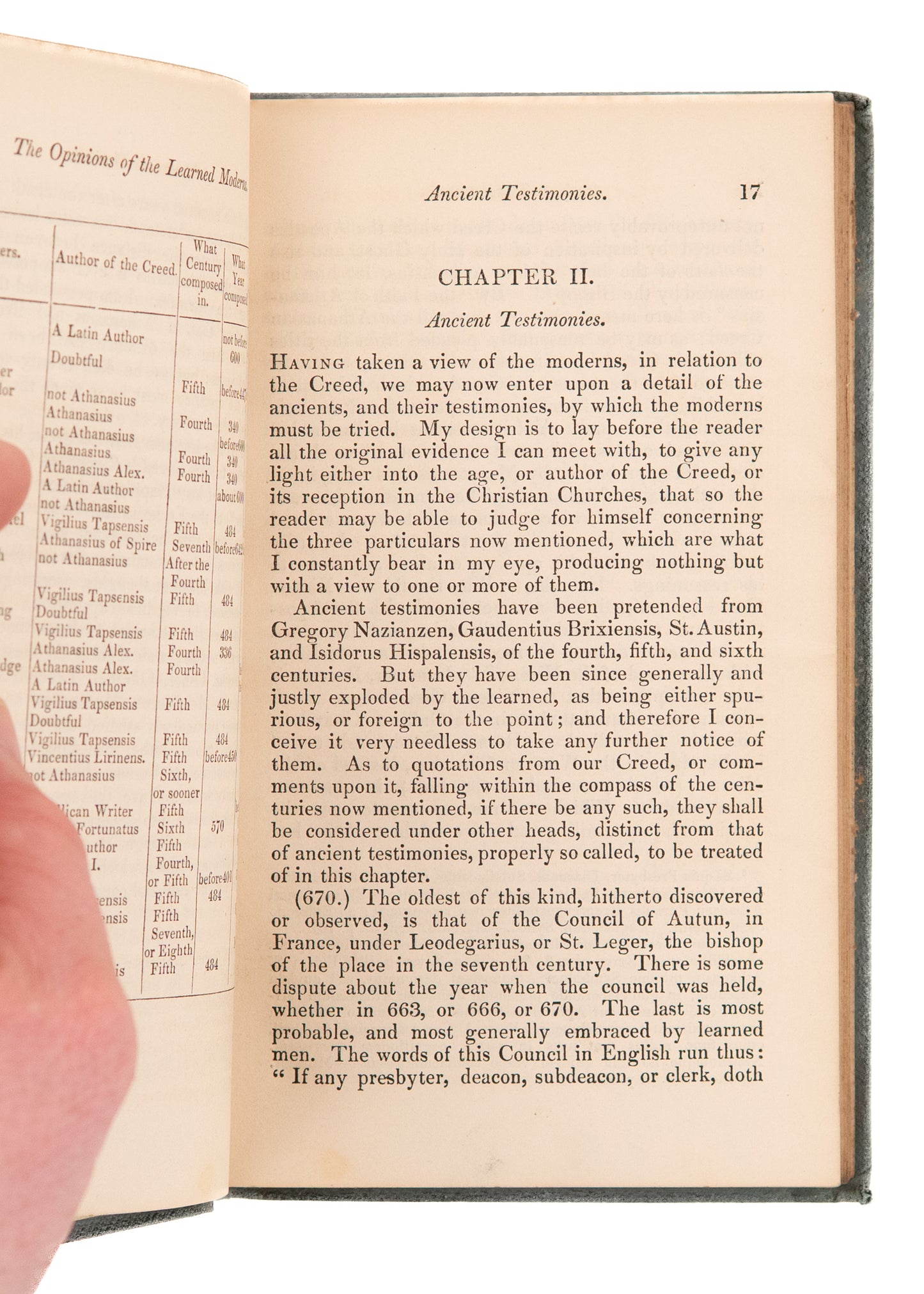 1850 DANIEL WATERLAND. Critical History of the Athanasian Creed. Paul Rader's Personal Copy.