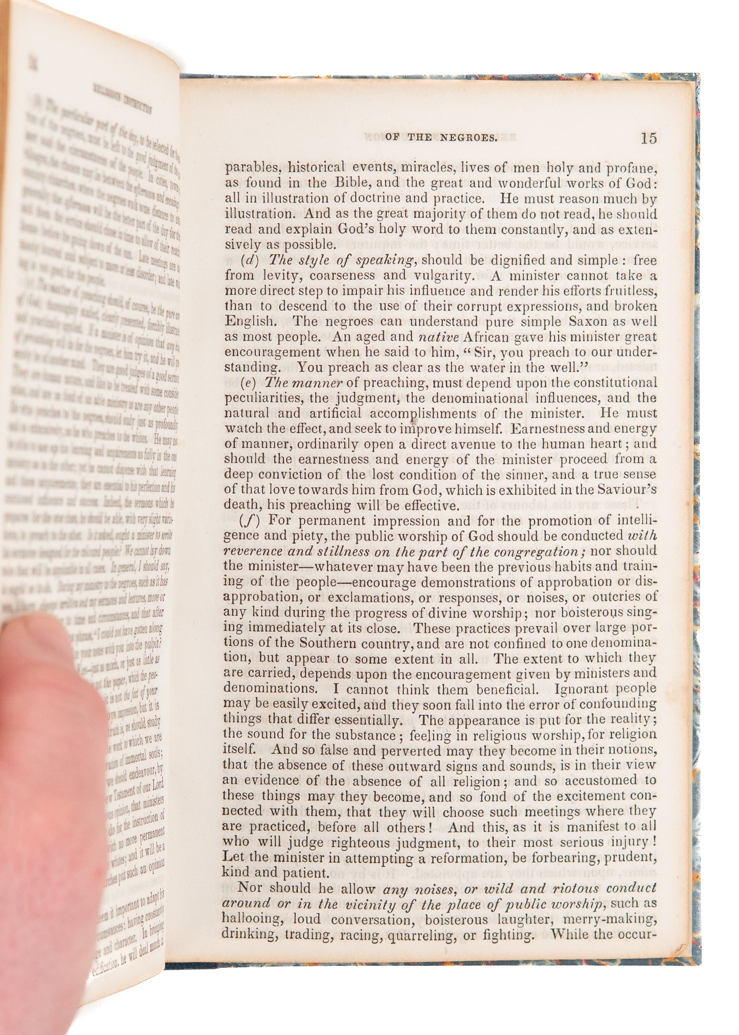 1847 C. C. JONES. Suggestions on the Religious Instruction of the Negroes in Southern States.