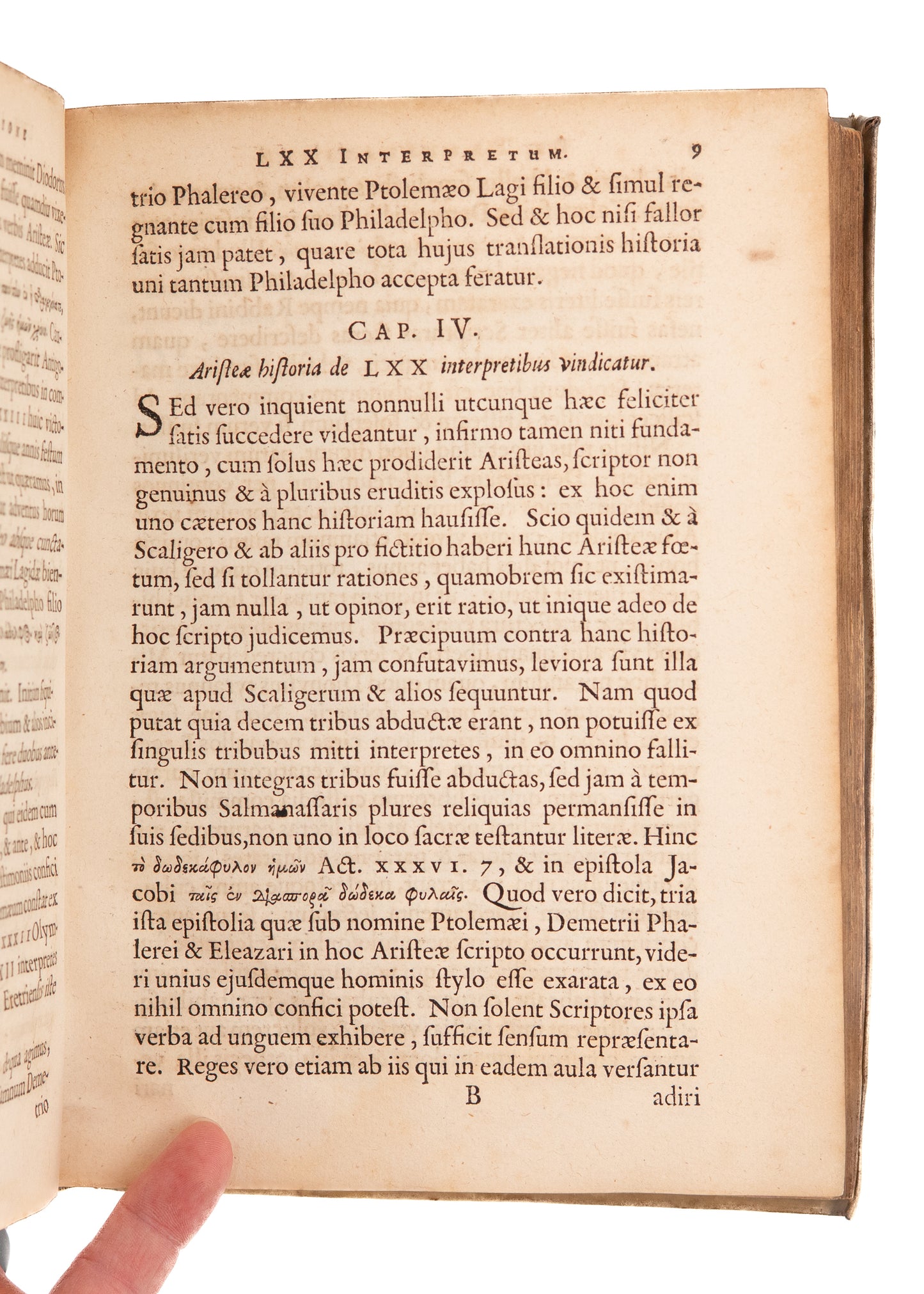 1661 ISAAC VOSSIUS. On the Interpretation of the Pentateuch. Early Critical Scholarship.