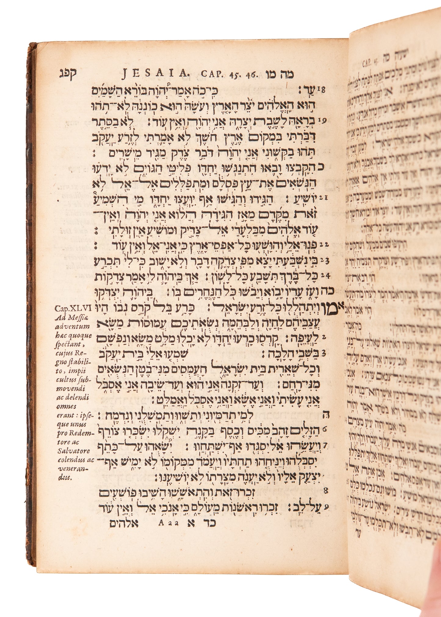 1667 JOSEPH ATHIAS. Superb Hebrew Old Testament with American Salem Witch Trial Association..