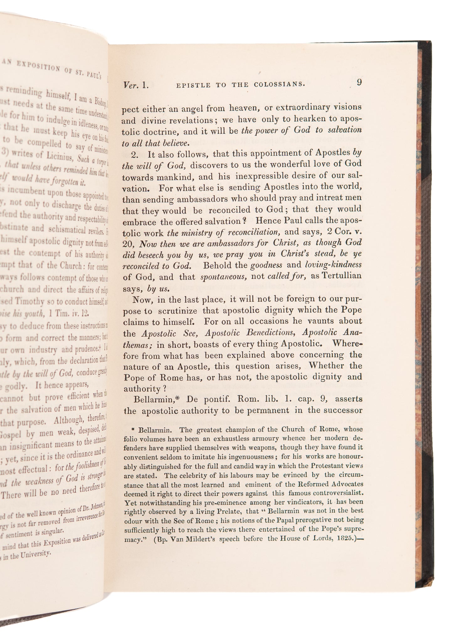 1831 JOHN DAVENANT. An Exposition of the Epistle of St. Paul to the Colossians. Rare Puritan.