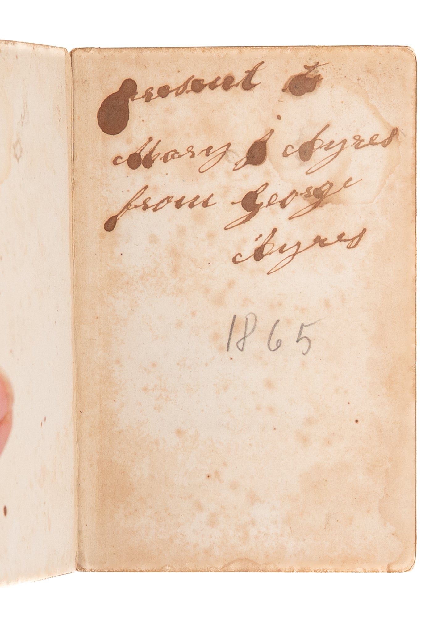 1861 CIVIL WAR. The Soldiers' Hymn Book. Soldier Used. Excellent YMCA Example.