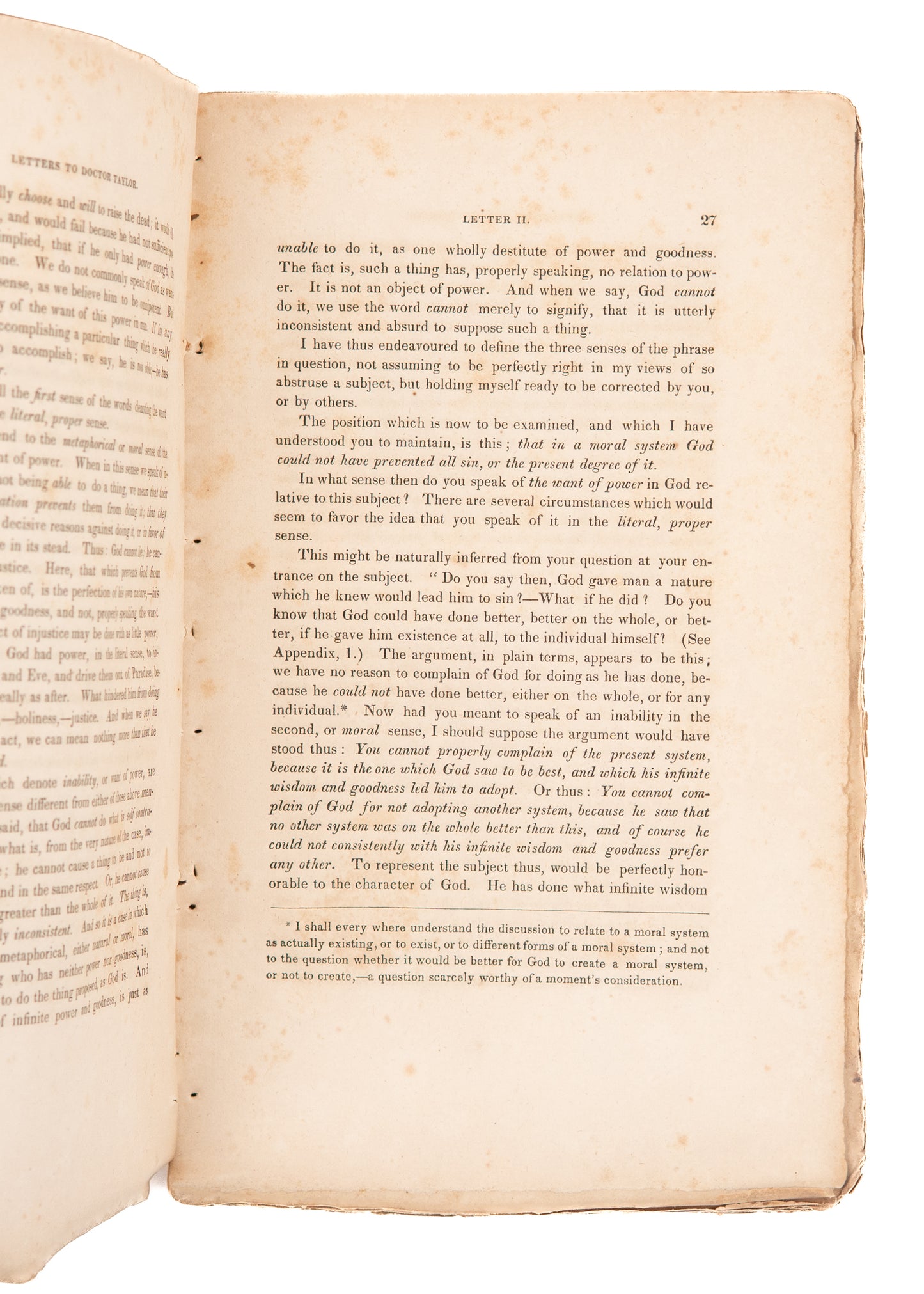 1830 GREAT AWAKENING. Letters to Rev. Nathaniel W. Taylor. Yale Divinity - New School Presbyterian Controversy.