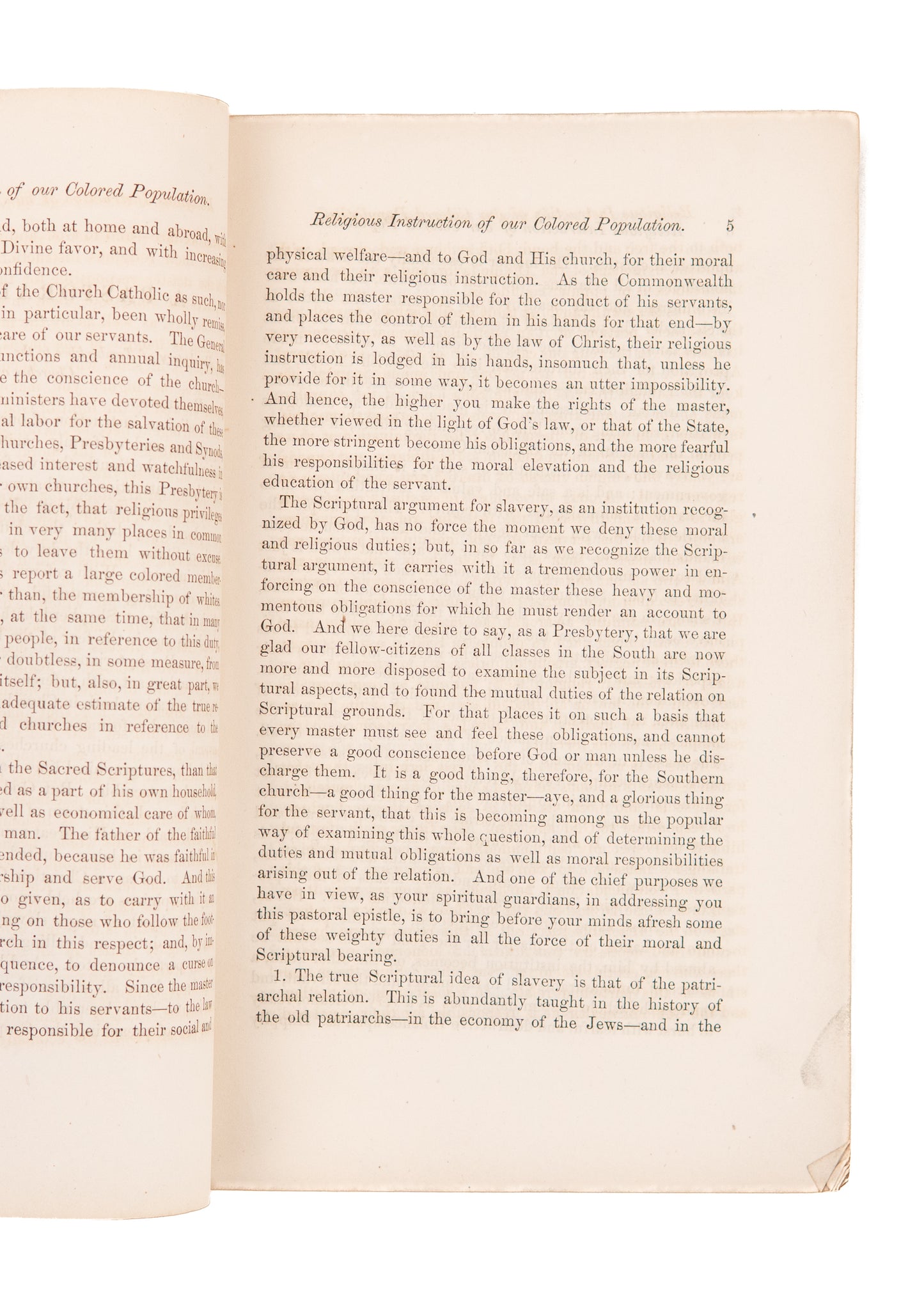 1859 EDUCATION OF MISSISSIPPI SLAVES. The Religious Instruction of Our Colored Population.
