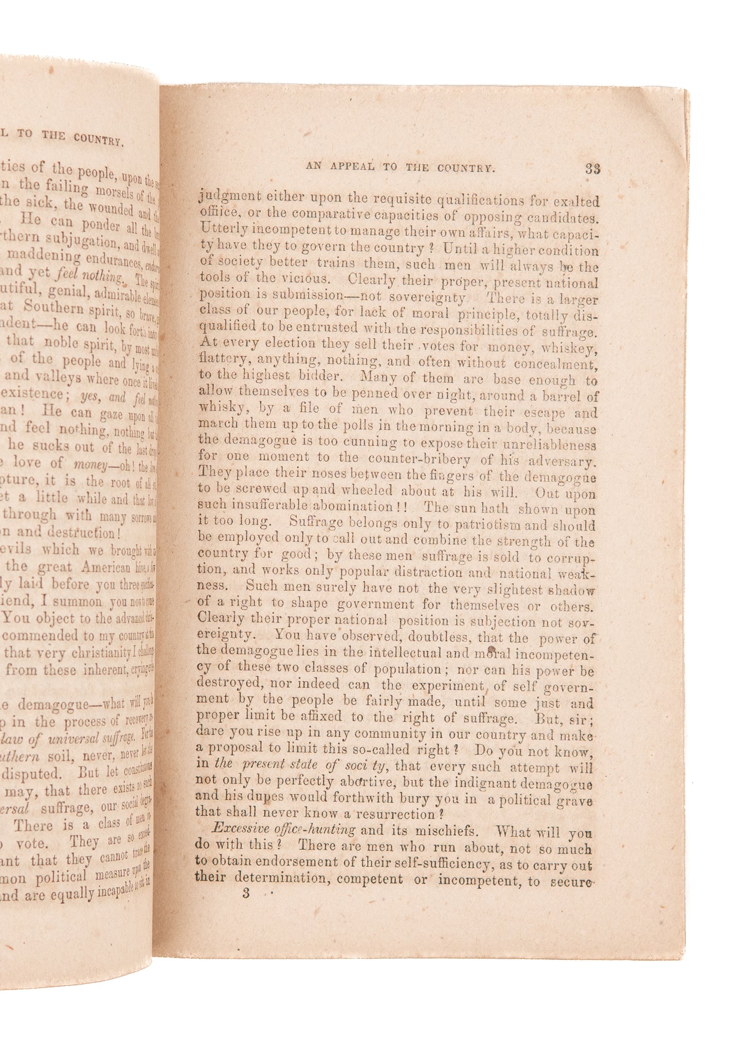 1863 J. C. STILES. National Rectitude: An Appeal to the Confederate States. Plea for Repentance.