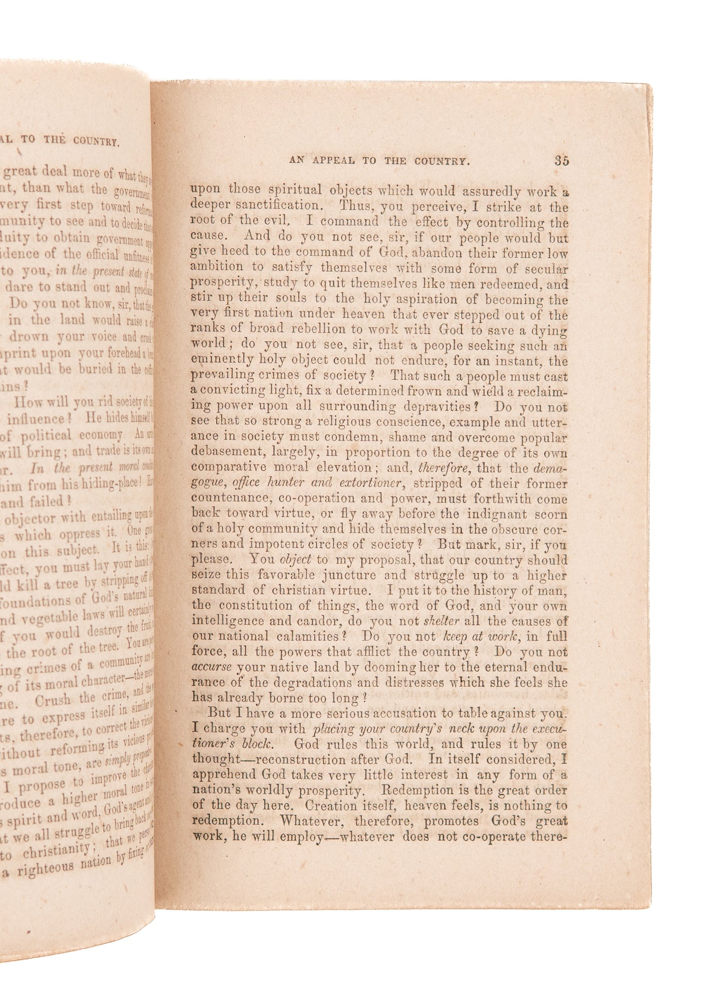 1863 J. C. STILES. National Rectitude: An Appeal to the Confederate States. Plea for Repentance.