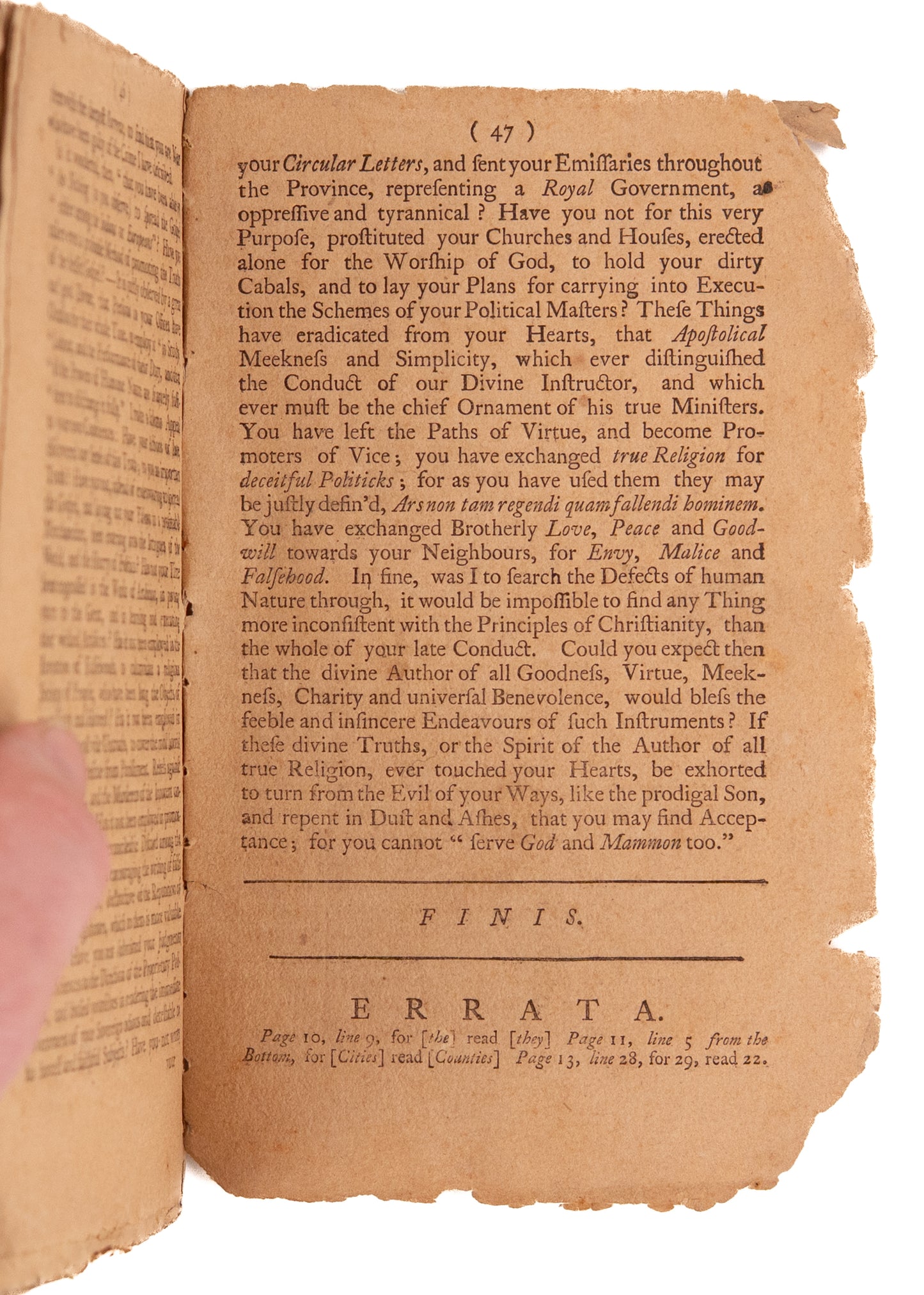 1765 PAXTON BOYS MASSACRE. Quakers Defend Indian Rights and Charge Presbyterians with Racism, &c.