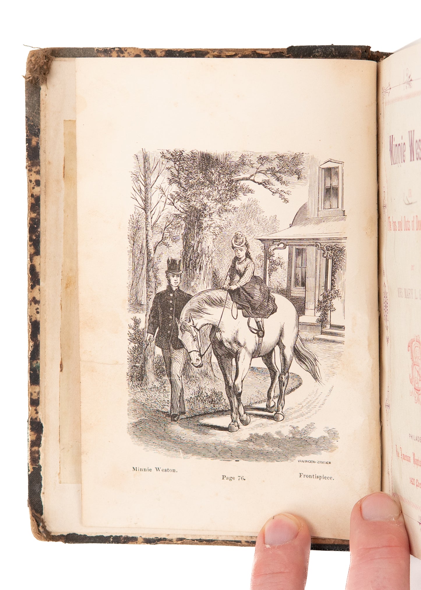 c.1850's BAPTIST CHILDREN'S WORK. Minnie Weston; Or, Doubting Castle. How Revivals Cure Intellectual Doubts.