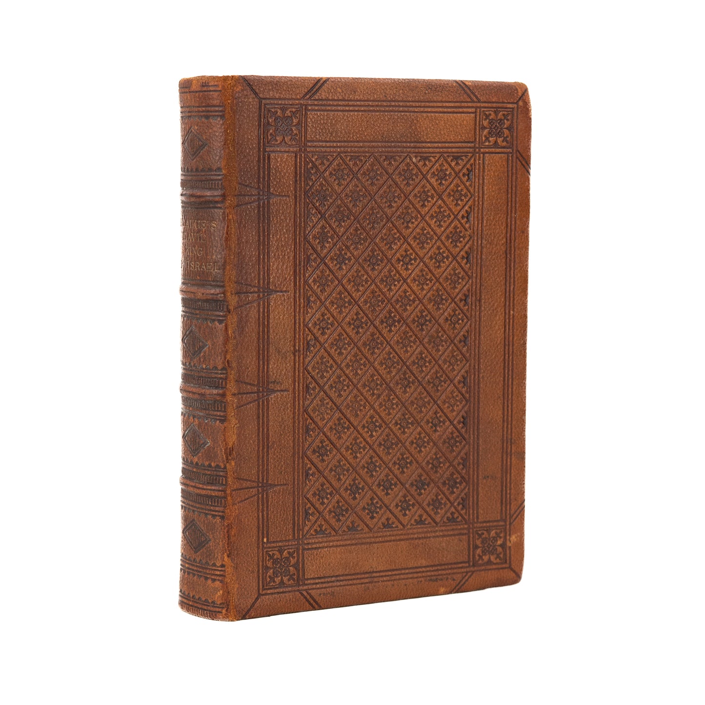 1861 WILLIAM G. BLAIKIE. David, King of Isreal. Signed in Leather & Recommended by Spurgeon.