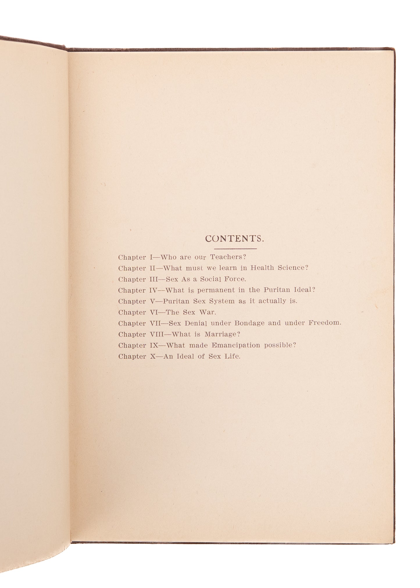 1905 DORA FORSTER. Sex Radicalism. Very Rare Feminist - Sexual Liberation Manifesto.