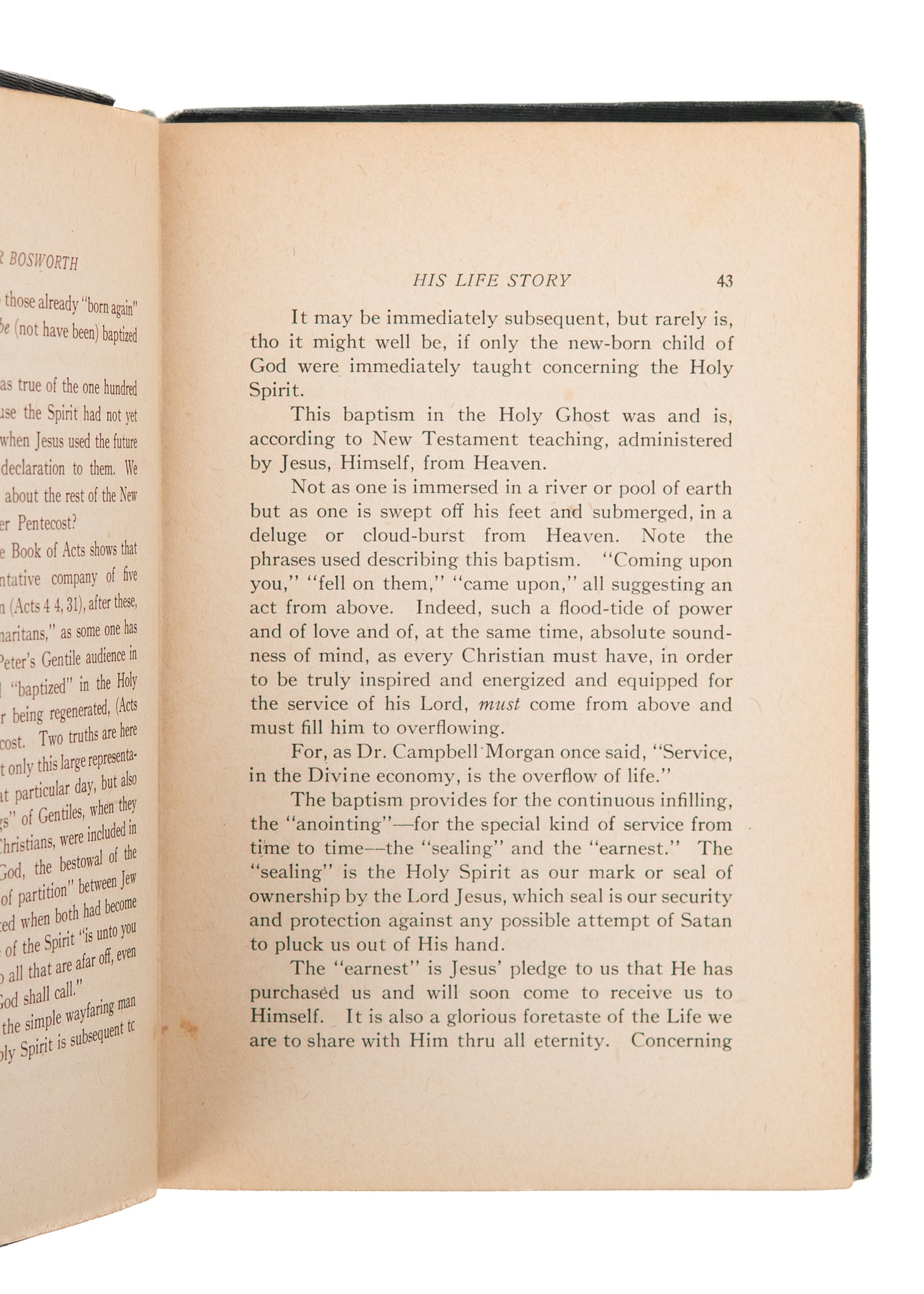 1921 DIVINE HEALING - PENTECOSTALISM. Joybringer Bosworth. His Life Story.