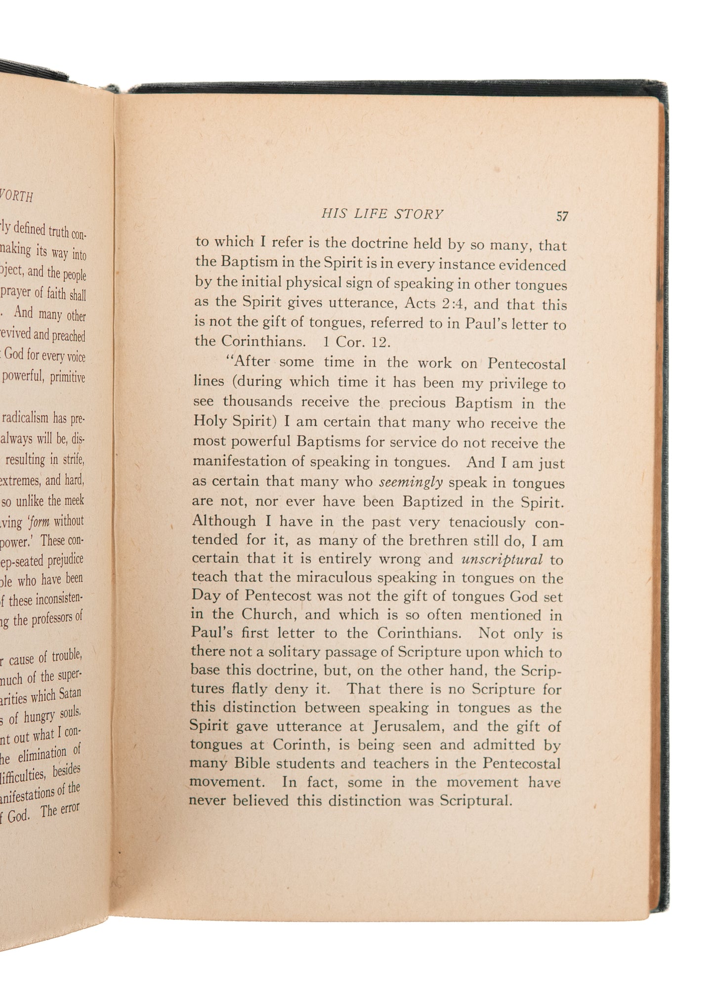 1921 DIVINE HEALING - PENTECOSTALISM. Joybringer Bosworth. His Life Story.