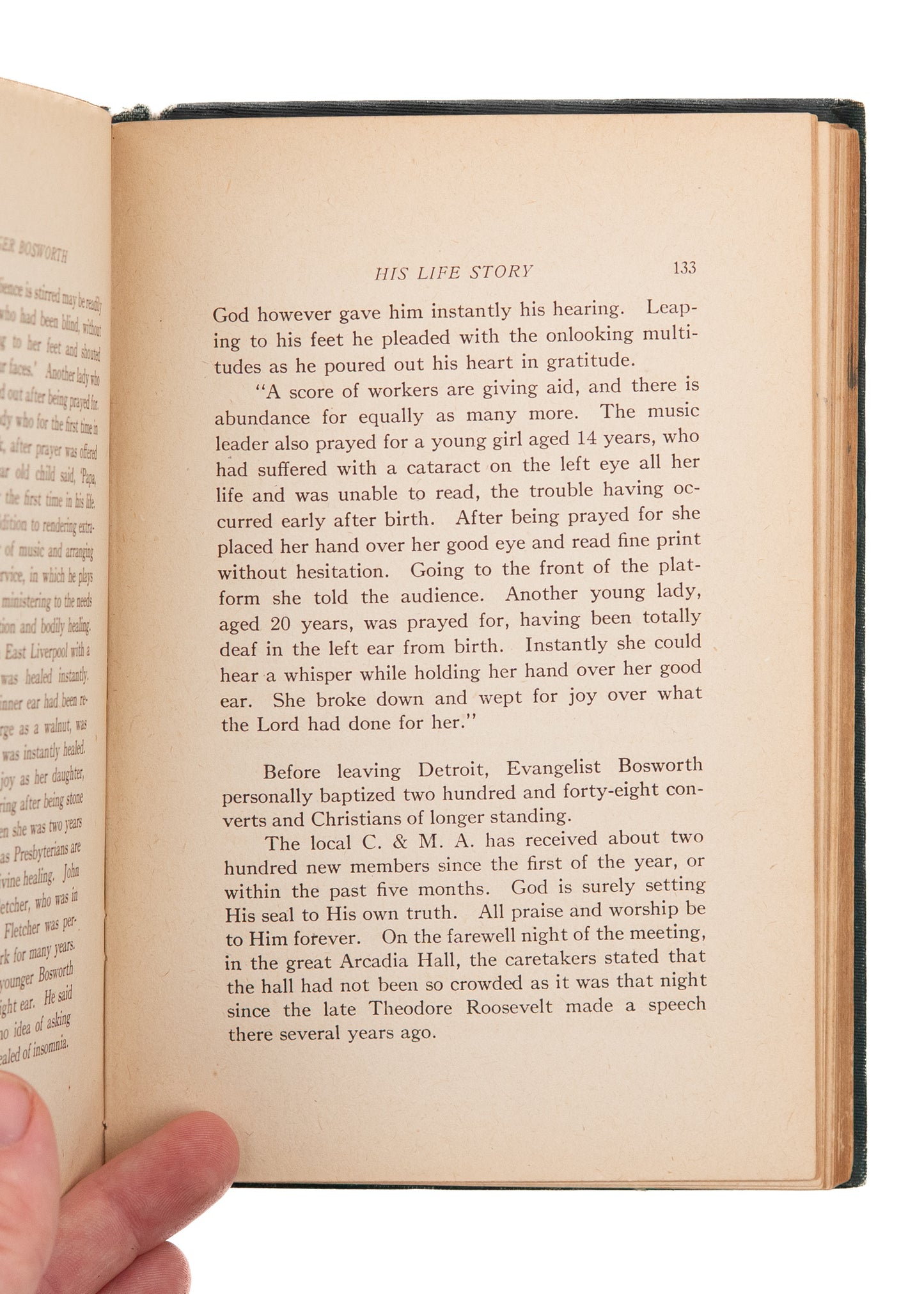 1921 DIVINE HEALING - PENTECOSTALISM. Joybringer Bosworth. His Life Story.
