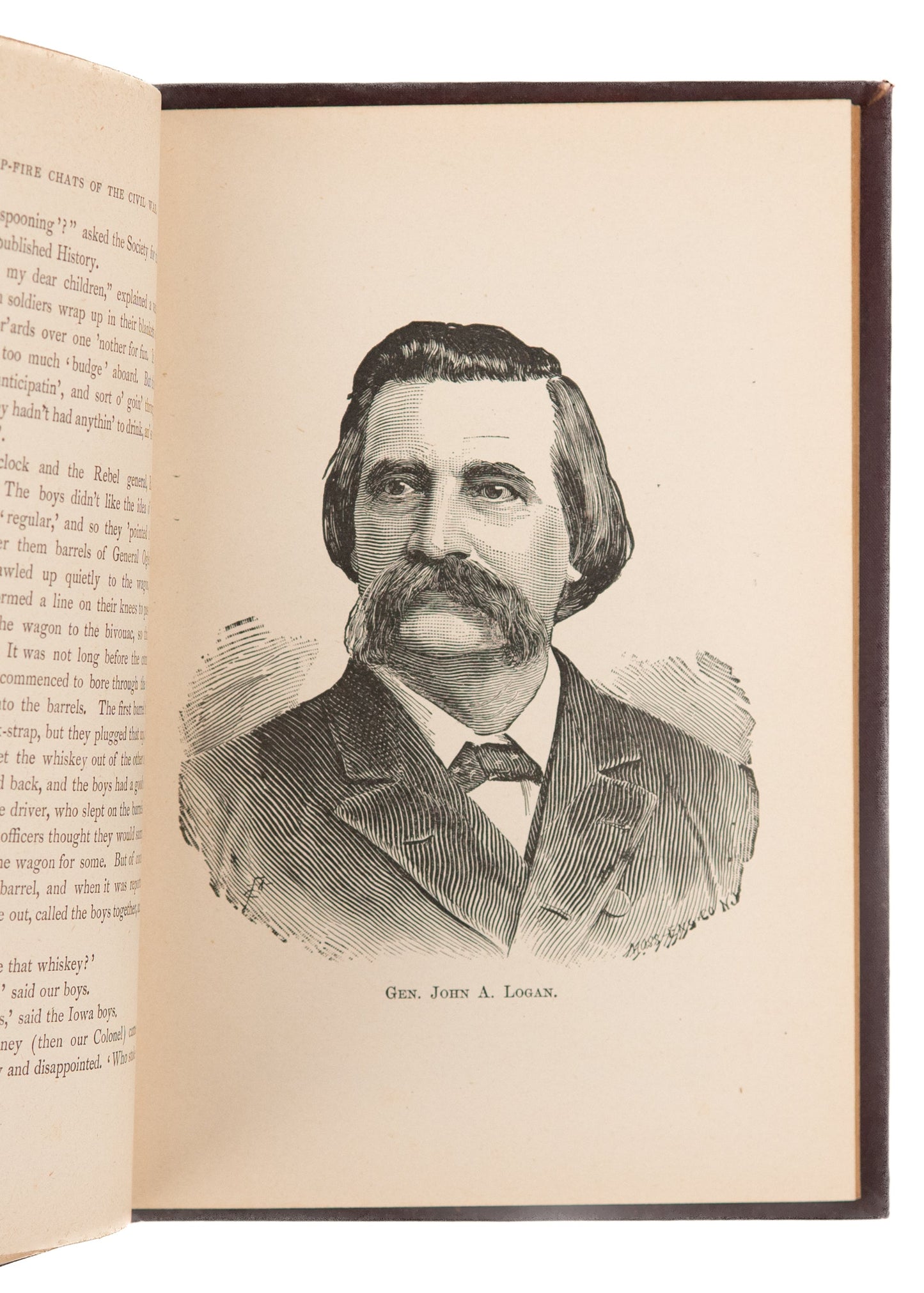 1887 CIVIL WAR. Beautiful Salesman's Sample of Lavishly Illustrated Civil War History.