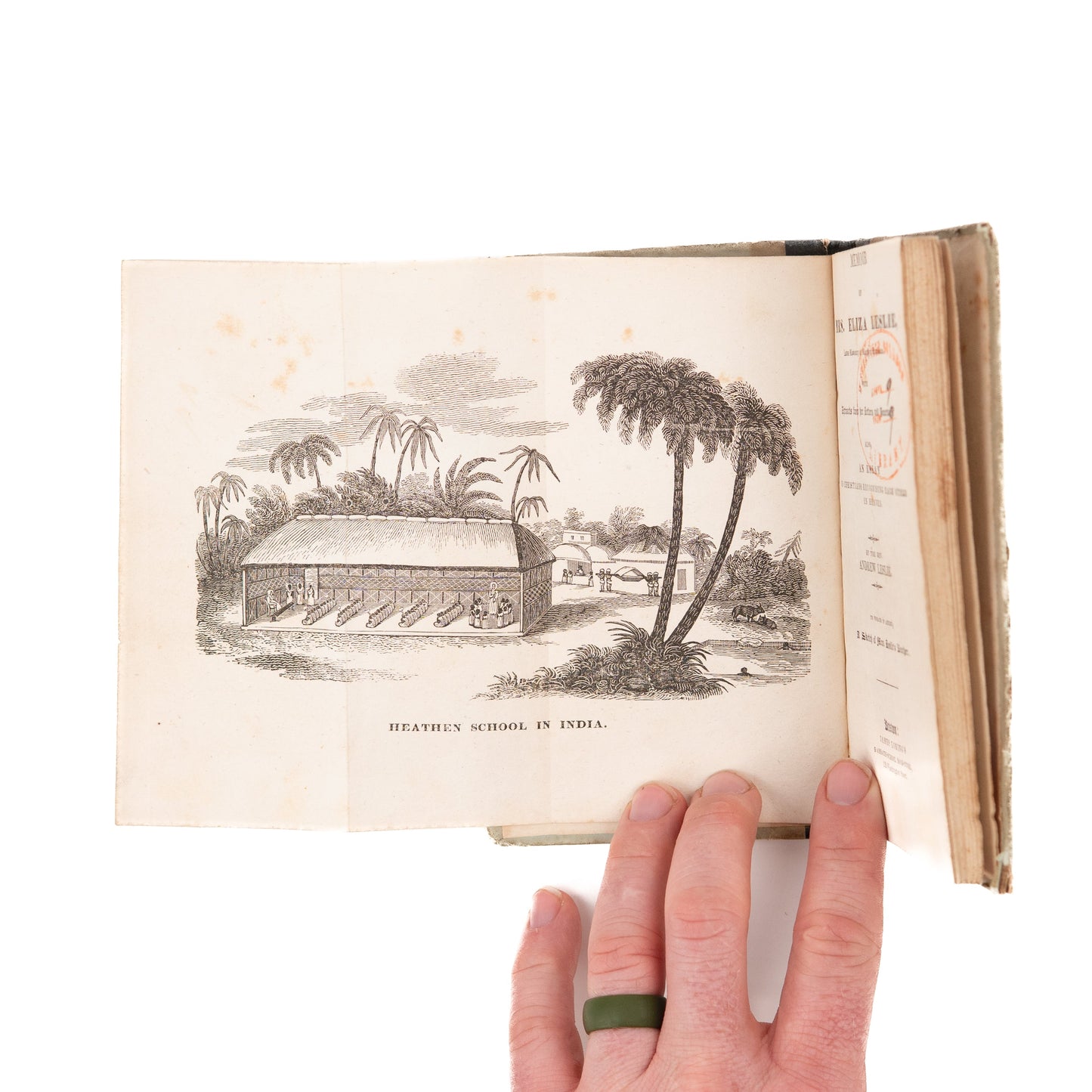 1830 ADONIRAM JUDSON - WILLIAM CAREY Interest. Scarce Biography of Eliza Leslie of Monghyr. Superb Provenance.