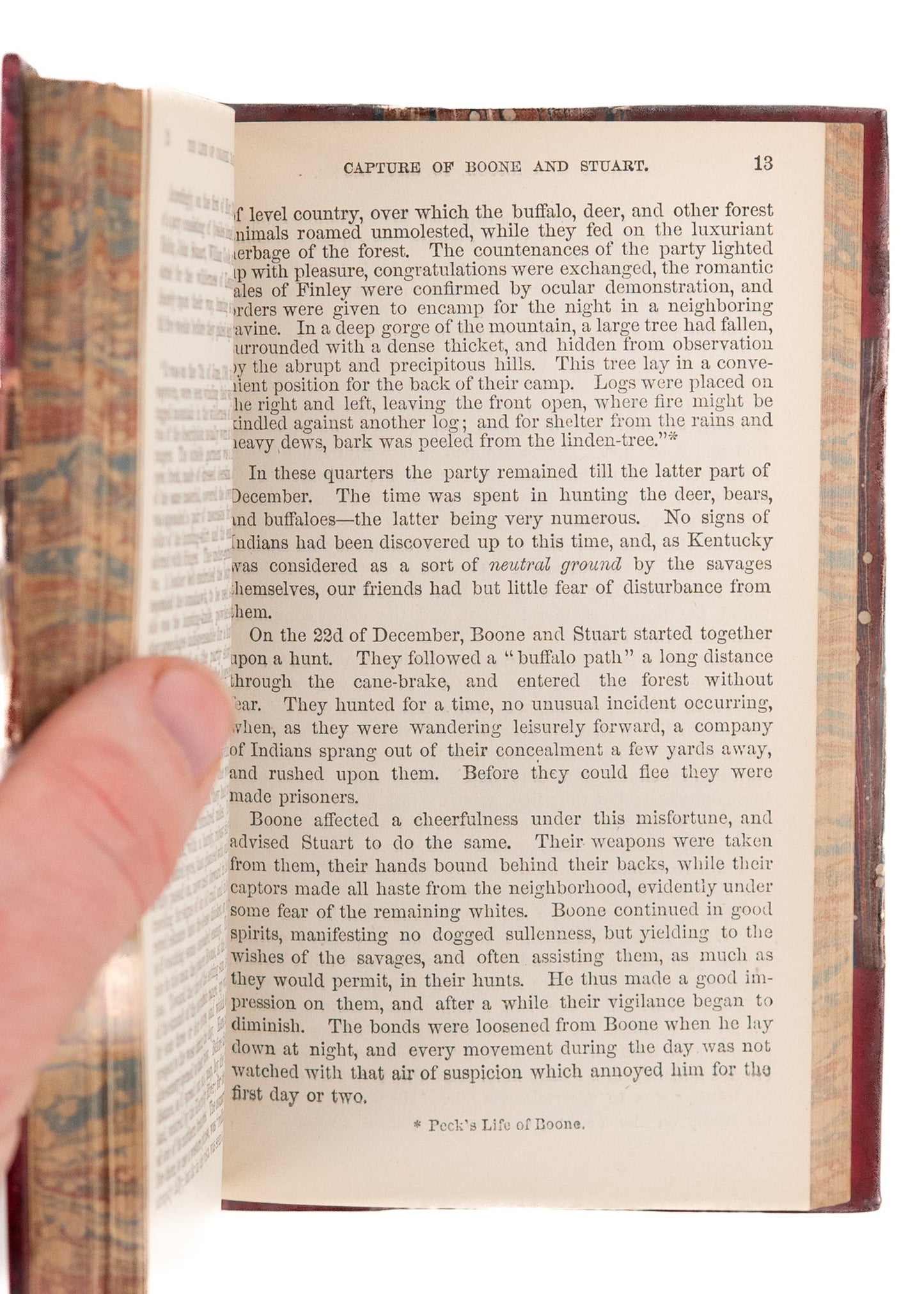 1861 Rare Sammelband of Six Americana Chapbook Biographies - Daniel Boone, Tecumseh, Davey Crockett, &c.