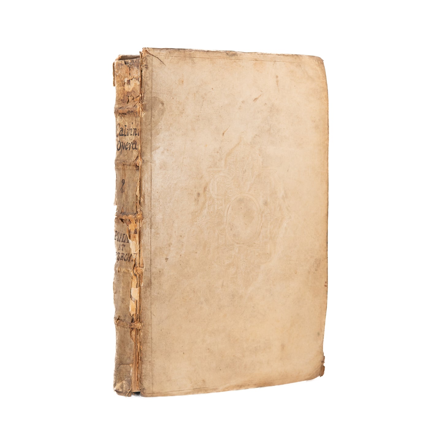 1578-1611 JOHN CALVIN. In Librvm Psalmorvm. & Praelectiones in Ezechielis Prophetae.