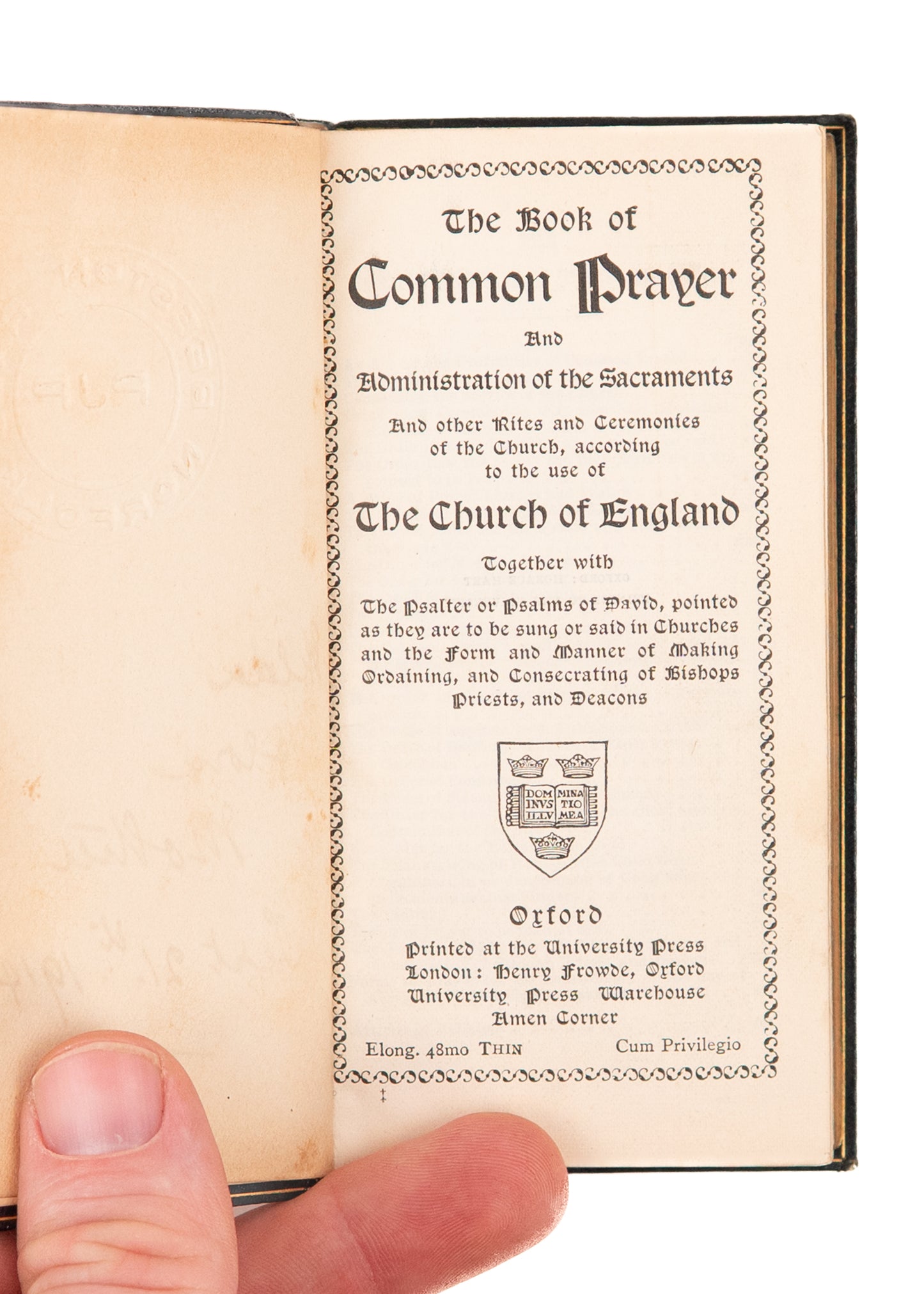 1869 BOOK OF COMMON PRAYER. Superb Arts & Crafts Morocco Binding by Bayntun.