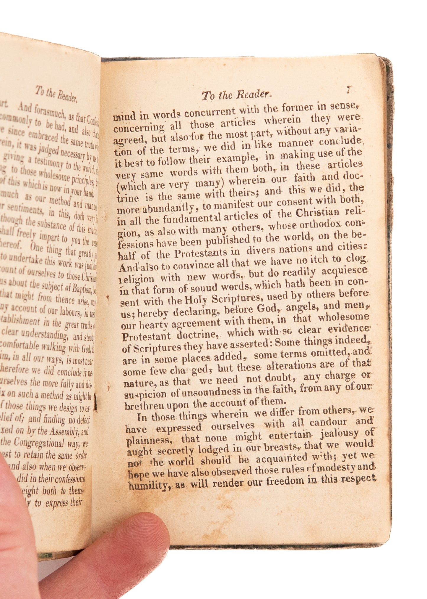 1826 OHIO BAPTIST. The First Confession of Faith Printed and Adopted in Ohio.