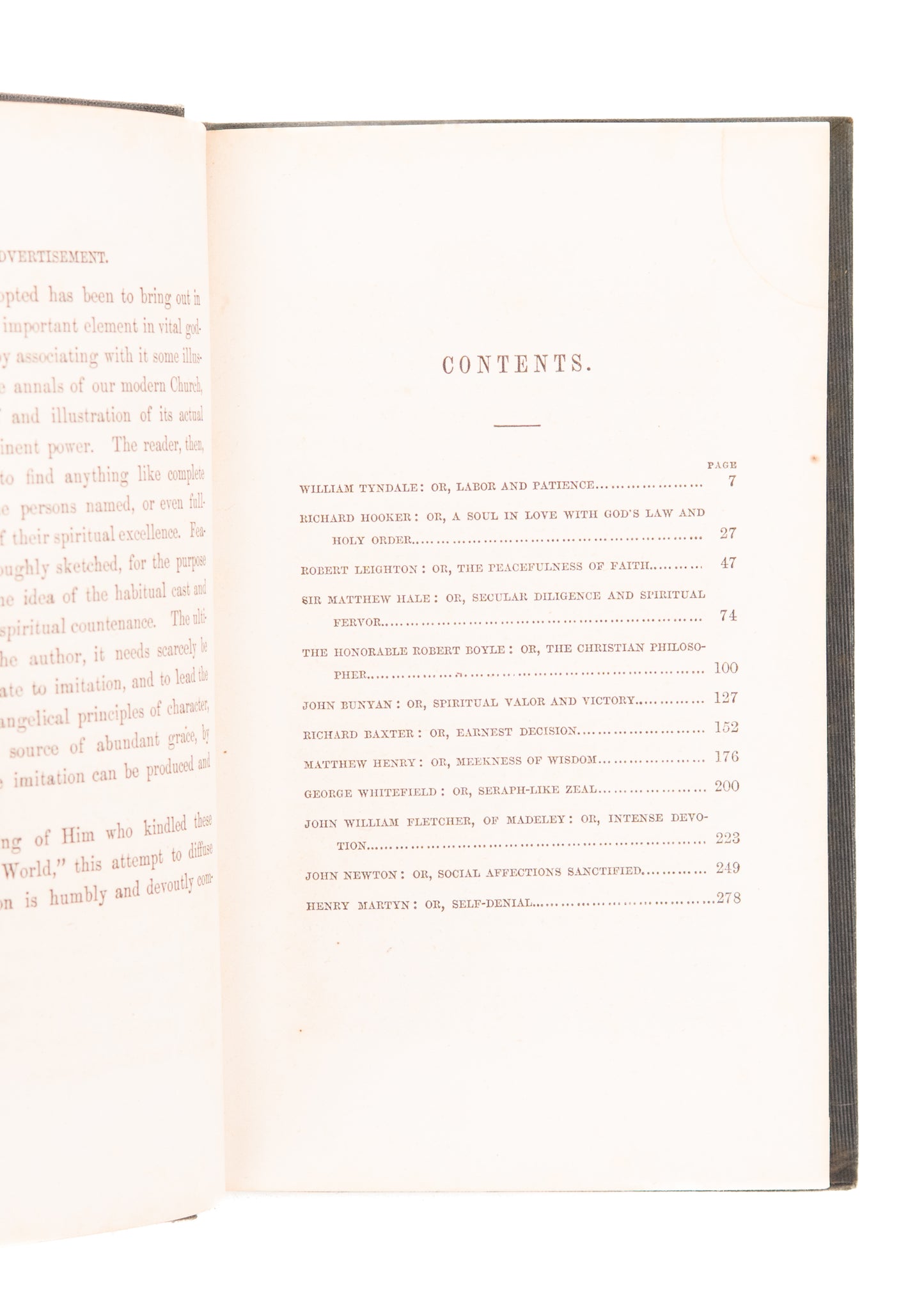 1853 JOHN STOUGHTON. Lights of the World. William Tyndale, John Newton, Whitefield, & Richard Baxter