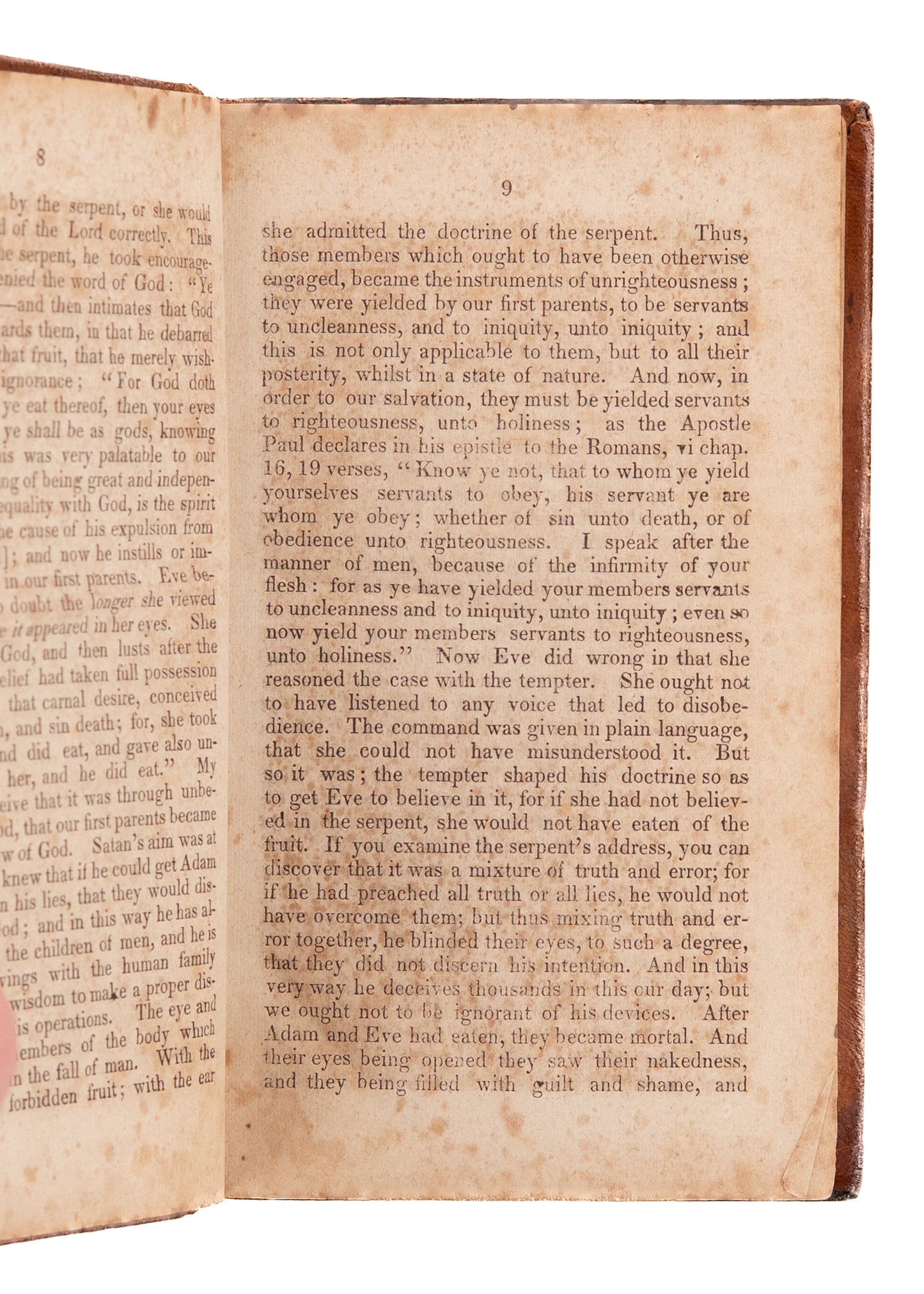 1834 PETER NEAD. Primitive Christianity. American German Baptist - Dunker Theology.