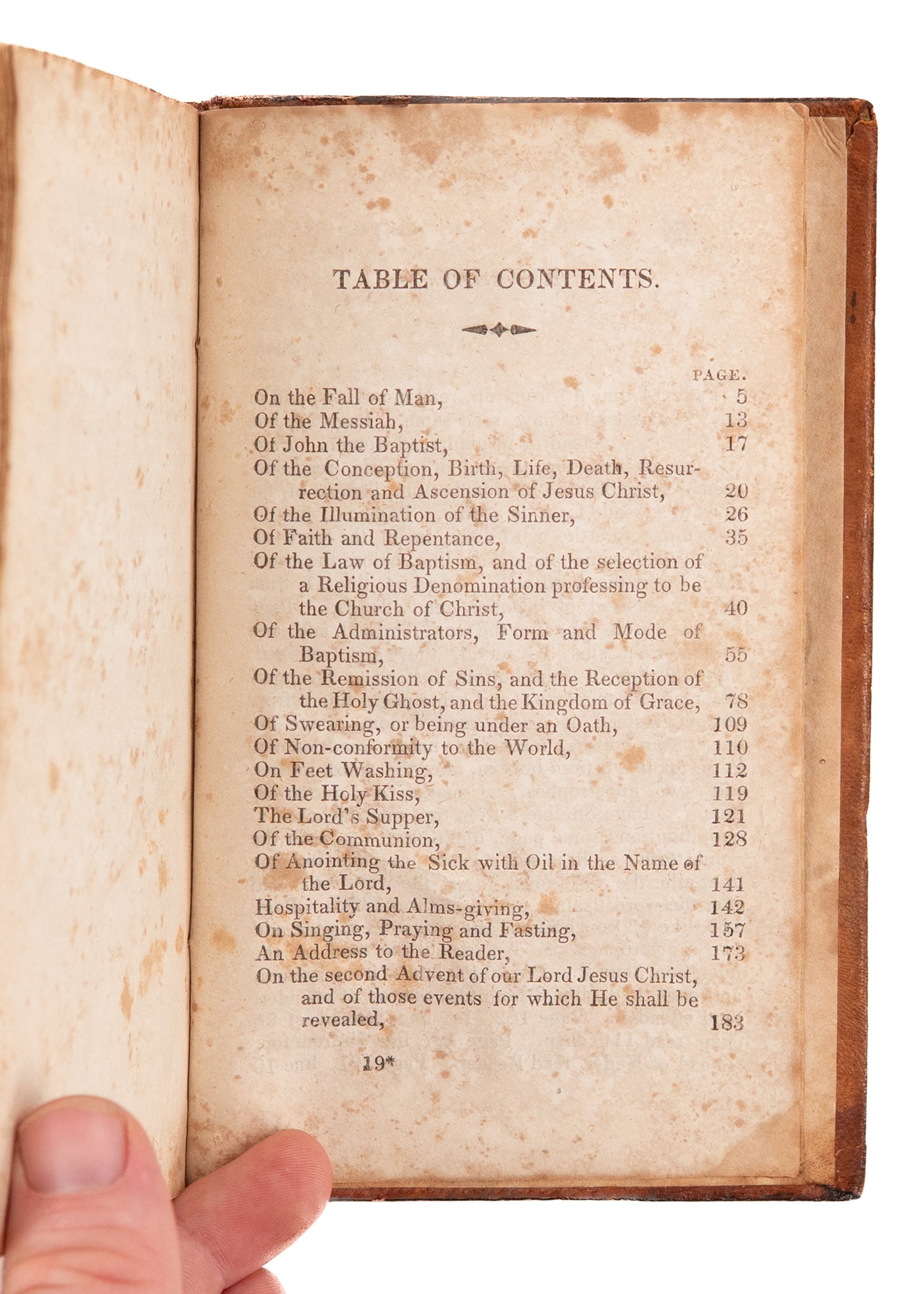 1834 PETER NEAD. Primitive Christianity. American German Baptist - Dunker Theology.