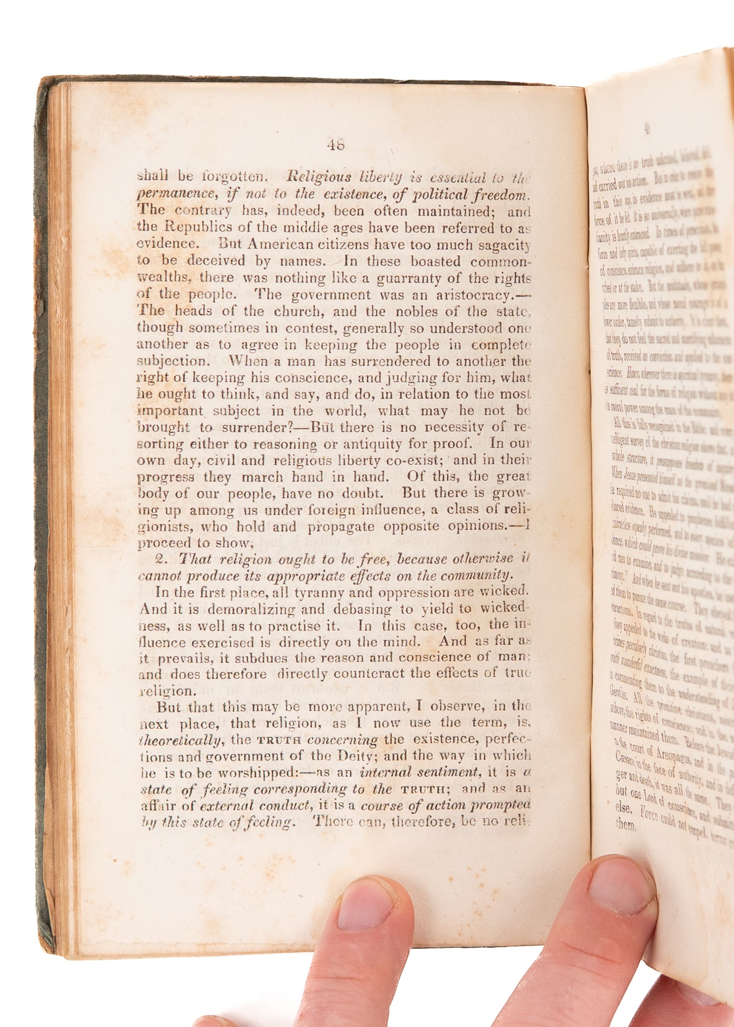 1832 PRESIDENT JAMES MADISON. Rare Presbyterian Divine Writes to President Madison on Religious Liberty.