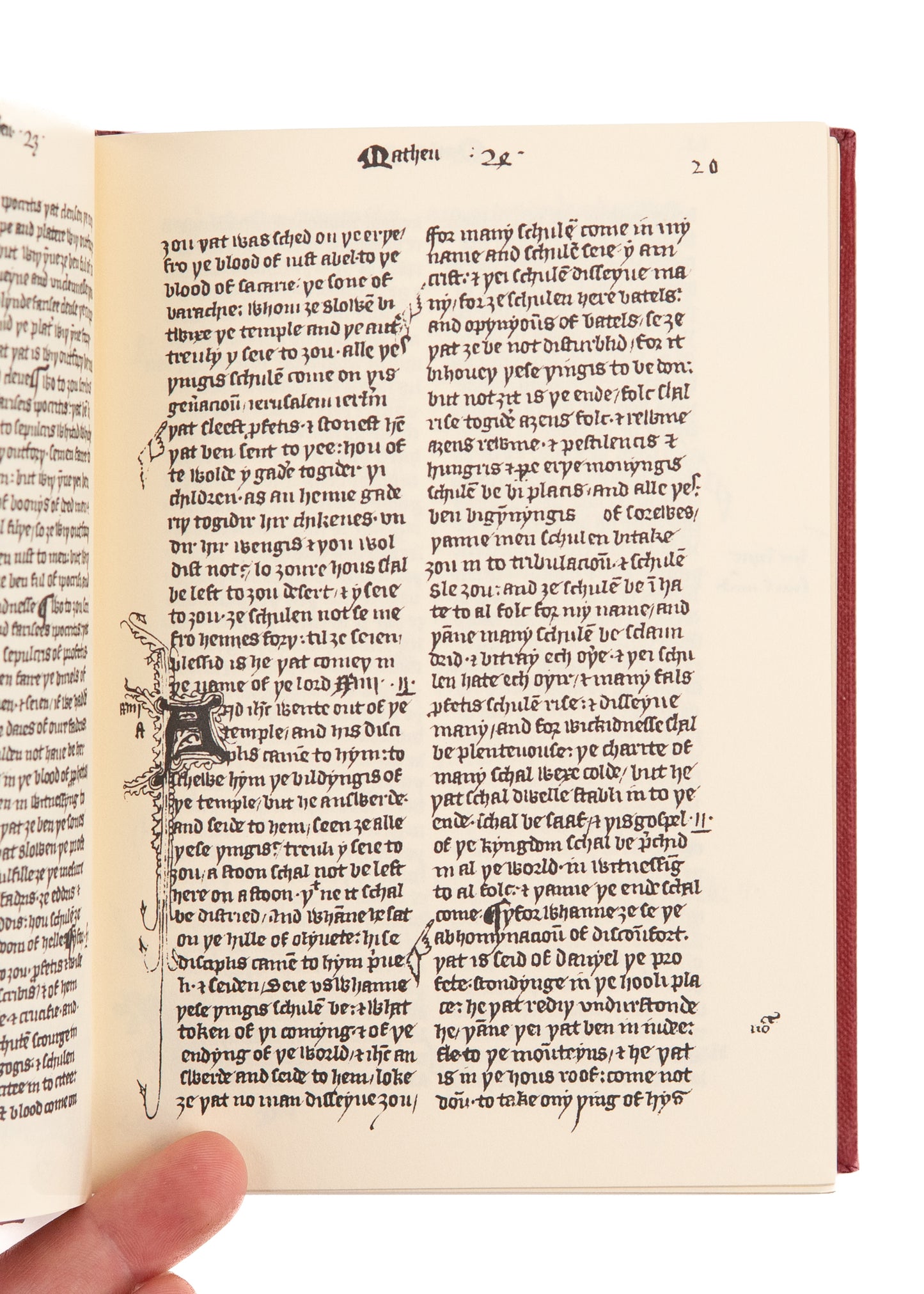 1388 / 1986 JOHN WYCLIFFE. Limited Edition - First Exact Facsimile of the English Bible.