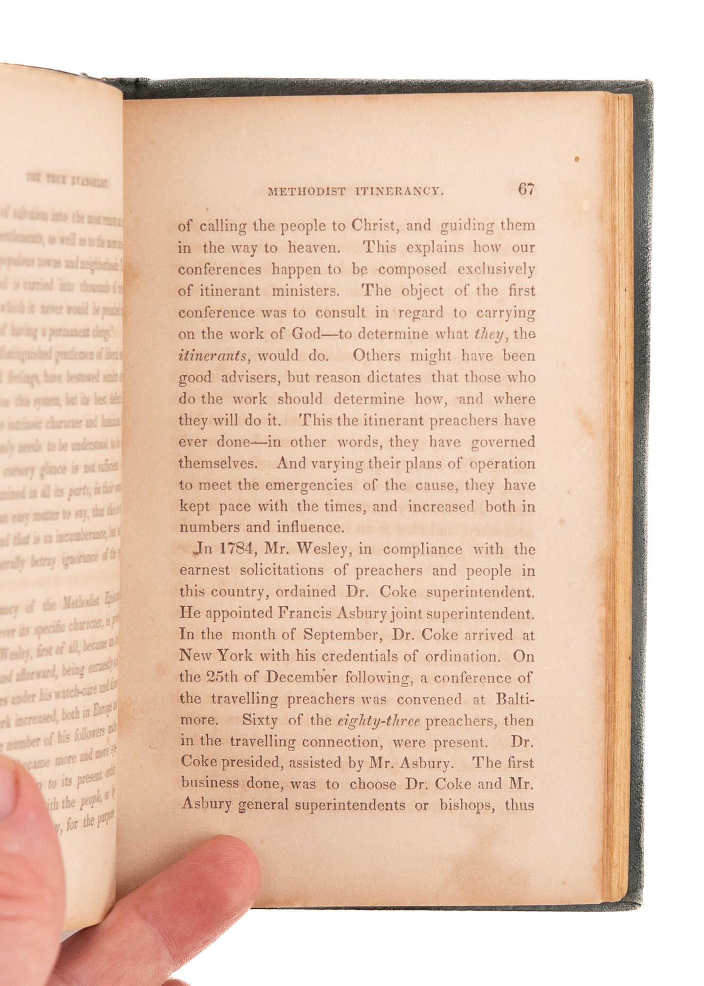 1848 CIRCUIT RIDERS. The True Evangelist: Or, An Itinerant Ministry Explained, Guarded, and Defended.