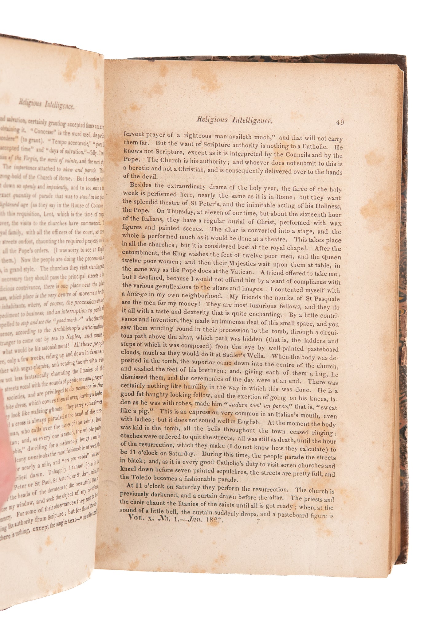1826 VIRGINIA PRESBYTERIAN MAGAZINE. American Revolution, Liberia & Slaves, Revival in Hawaii, &c.