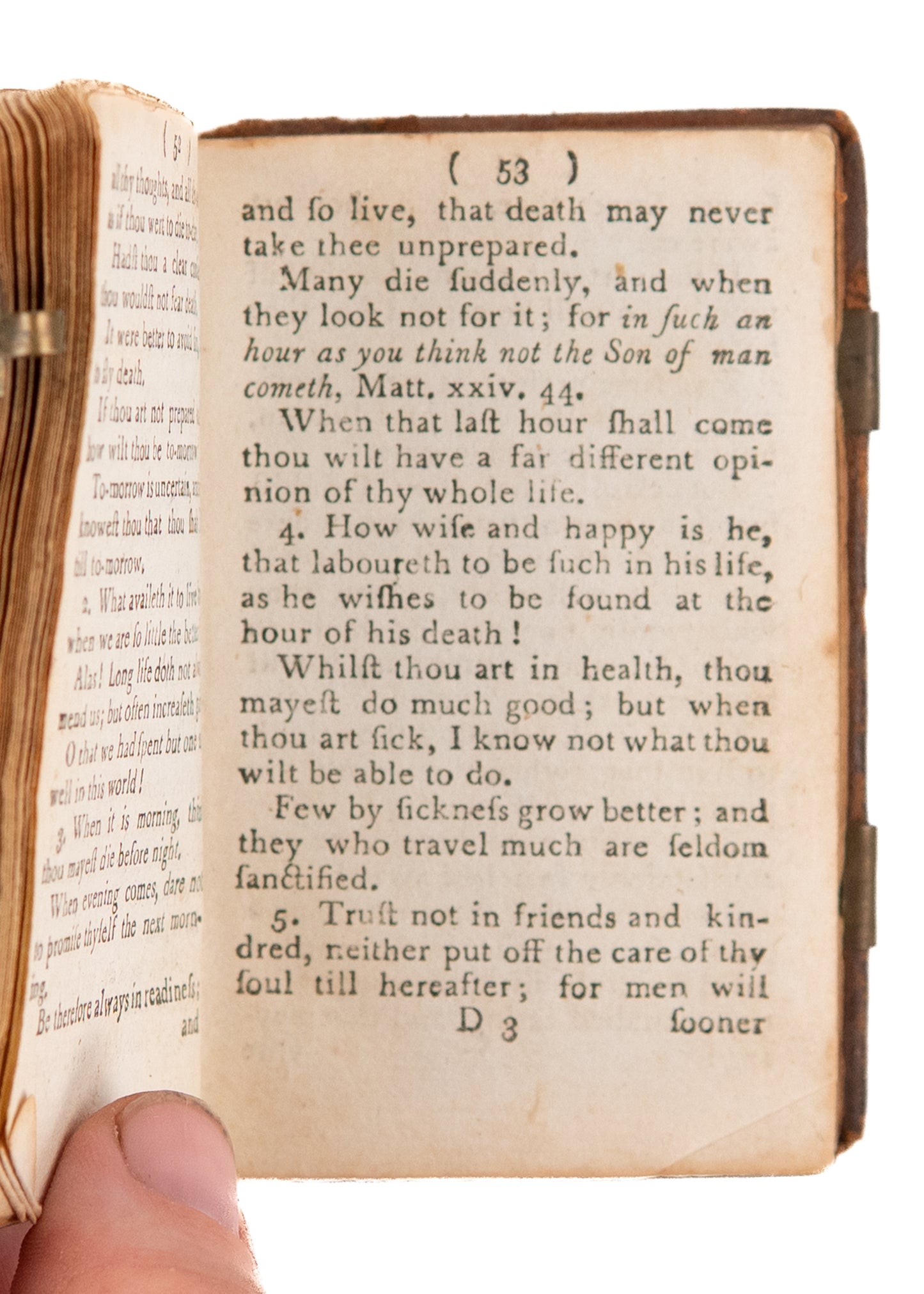 1788 JOHN WESLEY. Charming Pocket Edition of Wesley's First Published Book - Rare Methodism.