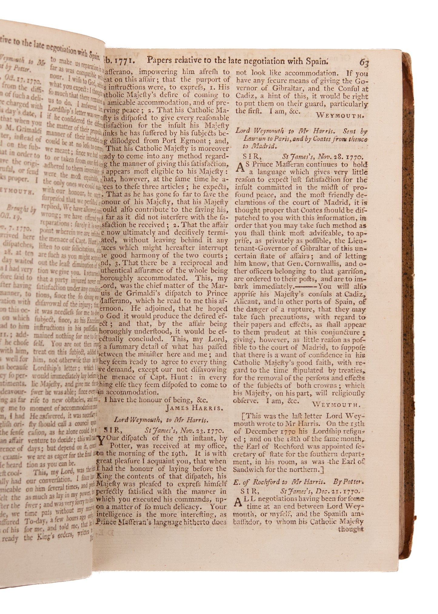 1771 SCOTS MAGAZINE. George Whitefield, Freedom of the Press, American Revolution, Slavery.