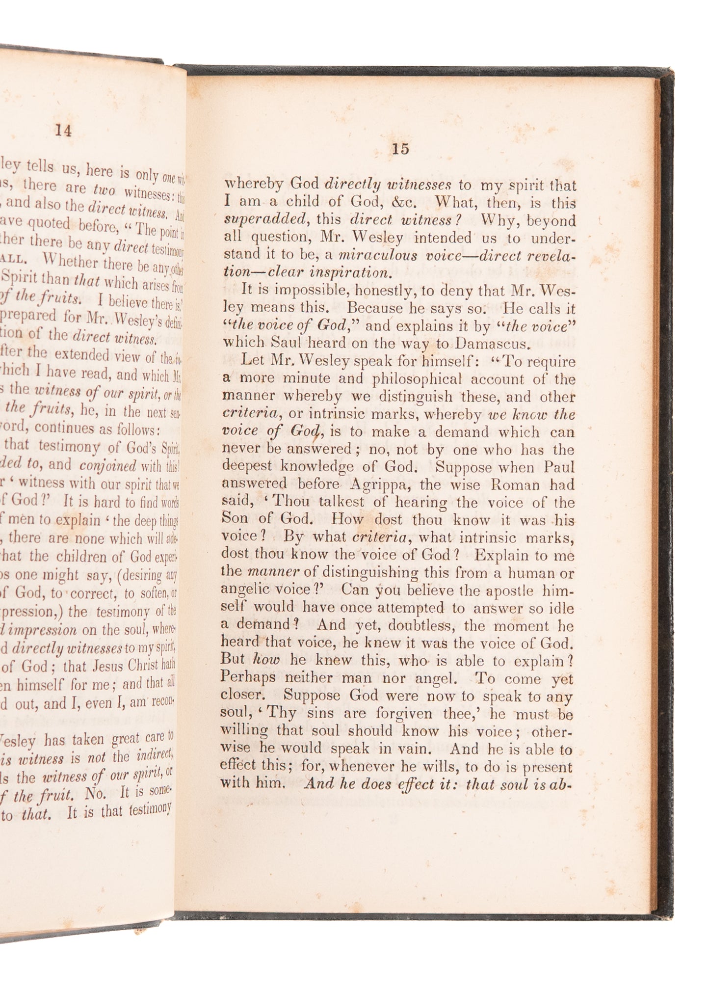 1846 ANTI-METHODIST. John Wesley's Direct Witness of the Spirit Refuted - Fanaticism Rejected.