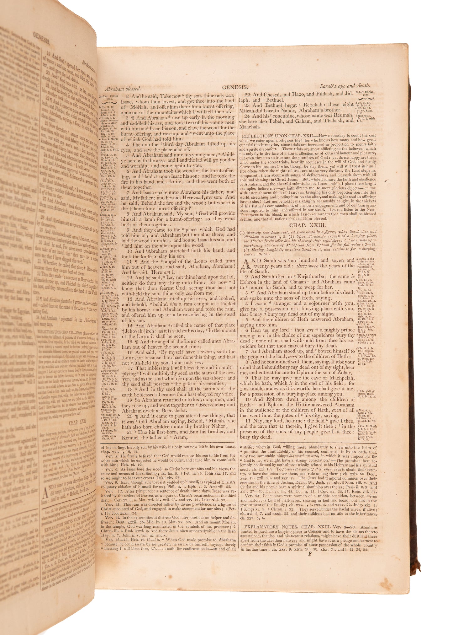 1806 JOHN BROWN. The Self-Interpreting Bible. 17 Inch Folio w/ Macabre Engravings 2nd American Ed.