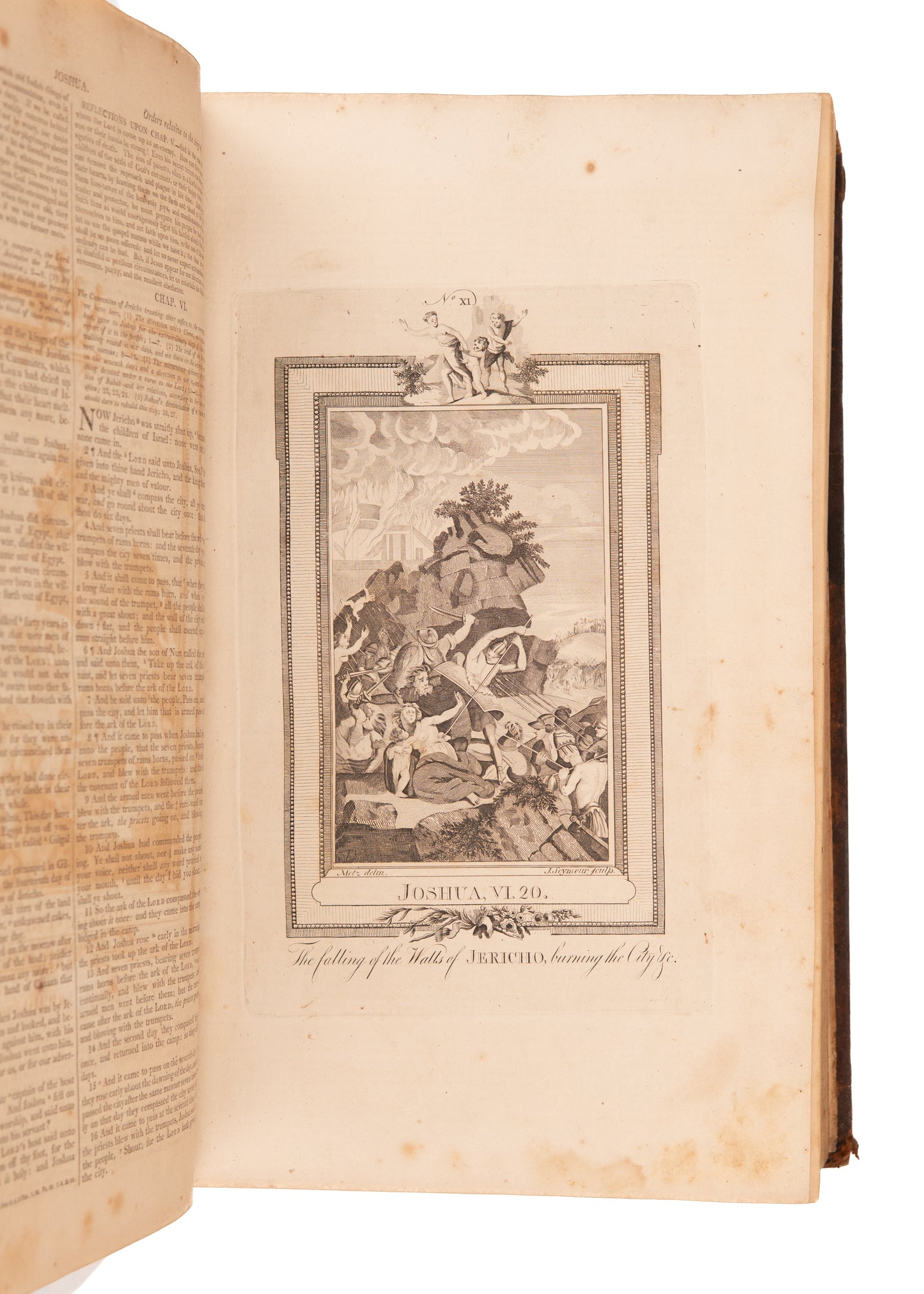 1806 JOHN BROWN. The Self-Interpreting Bible. 17 Inch Folio w/ Macabre Engravings 2nd American Ed.