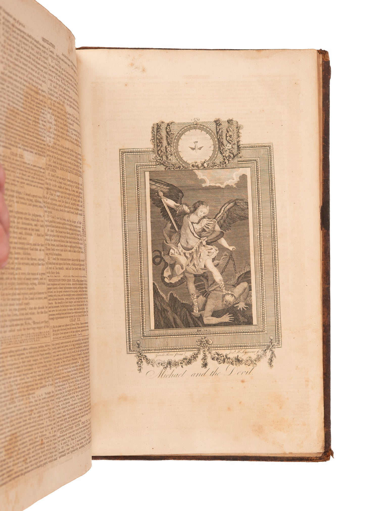 1806 JOHN BROWN. The Self-Interpreting Bible. 17 Inch Folio w/ Macabre Engravings 2nd American Ed.