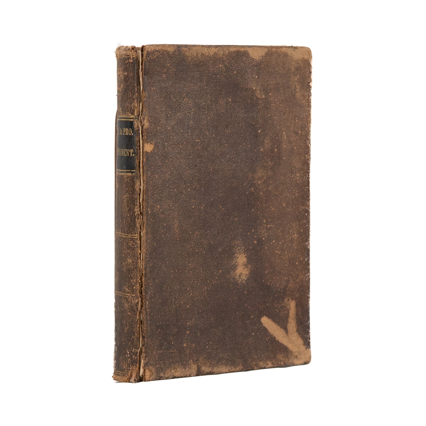 1836 JOHN WINEBRENNER. Rare Winebrenner New Testament with New Translations, Foot Washing, Revival, &c.