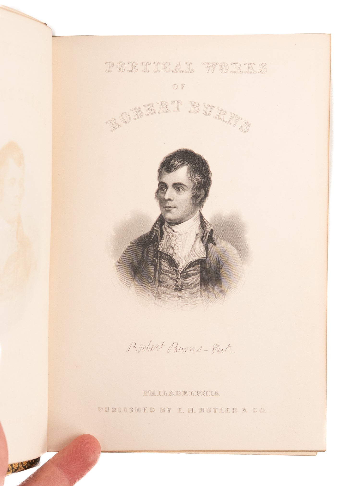 1858 ROBERT BURNS. The Poetical Works of Robert Burns - Critical, Finely Illustrated Edition.