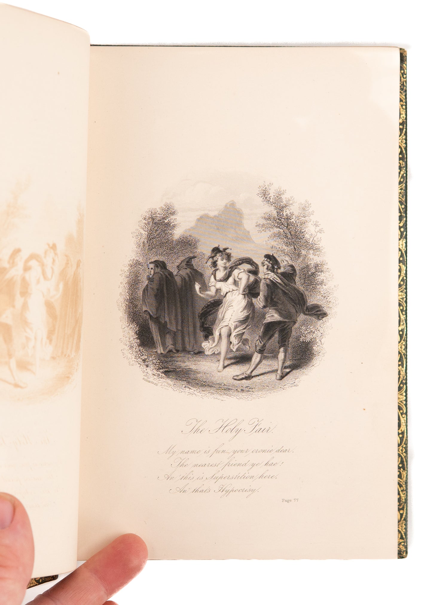 1858 ROBERT BURNS. The Poetical Works of Robert Burns - Critical, Finely Illustrated Edition.