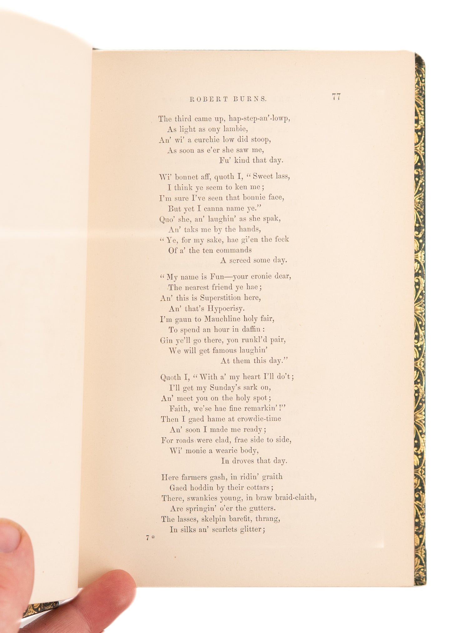 1858 ROBERT BURNS. The Poetical Works of Robert Burns - Critical, Finely Illustrated Edition.