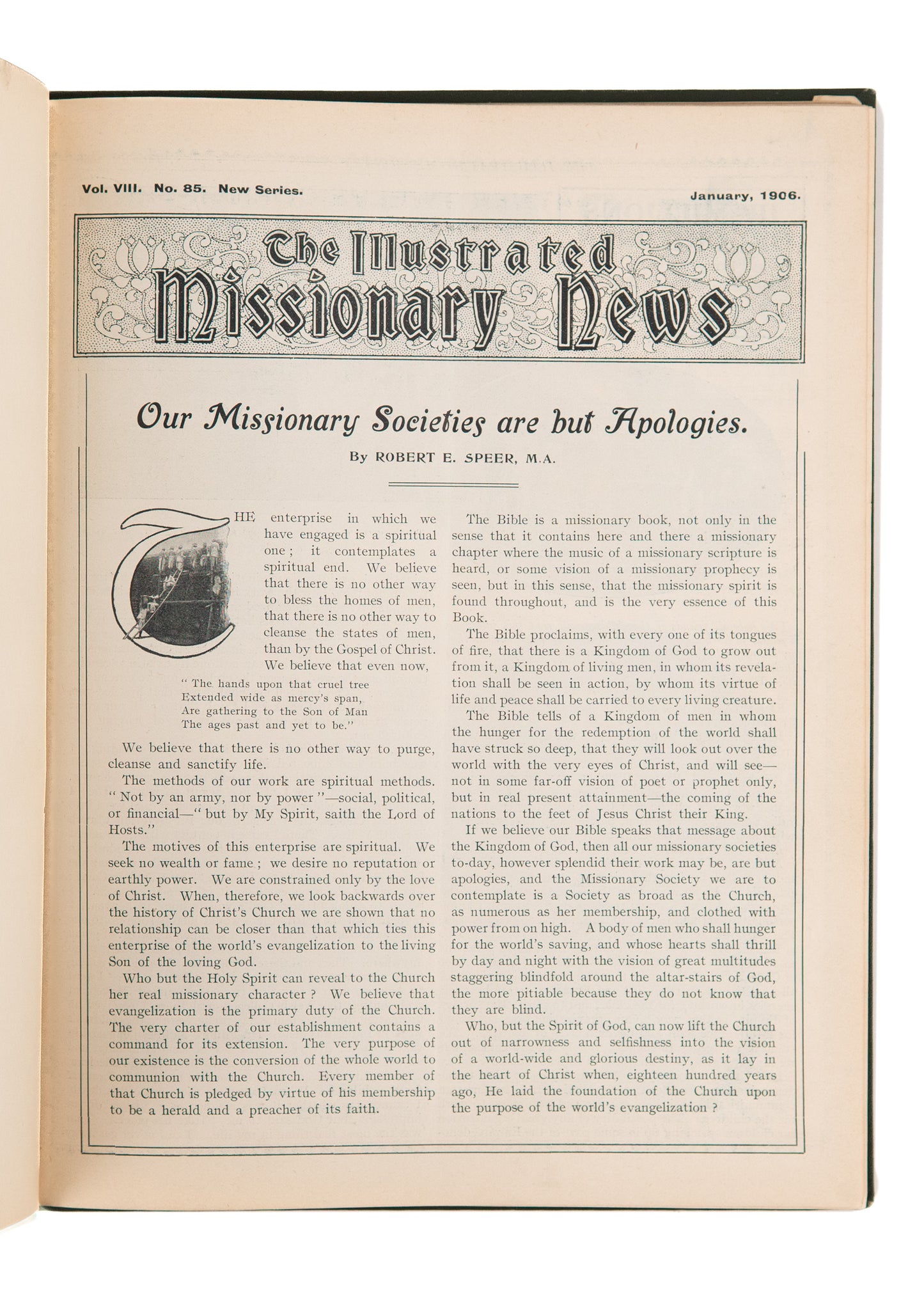 1906 AMY WILSON-CARMICHAEL &c. Illustrated Missionary News. Indian Revival, Chinese Martyrs, &c.