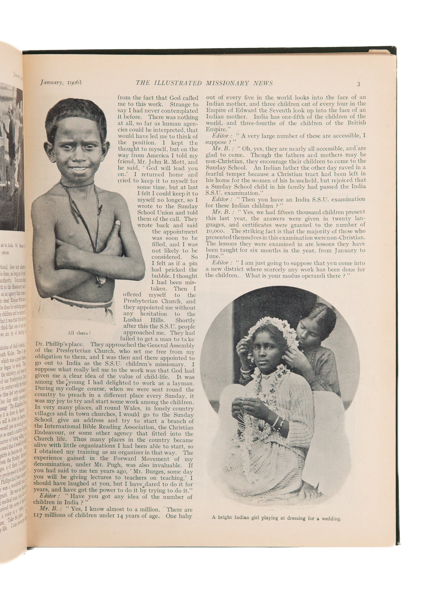 1906 AMY WILSON-CARMICHAEL &c. Illustrated Missionary News. Indian Revival, Chinese Martyrs, &c.